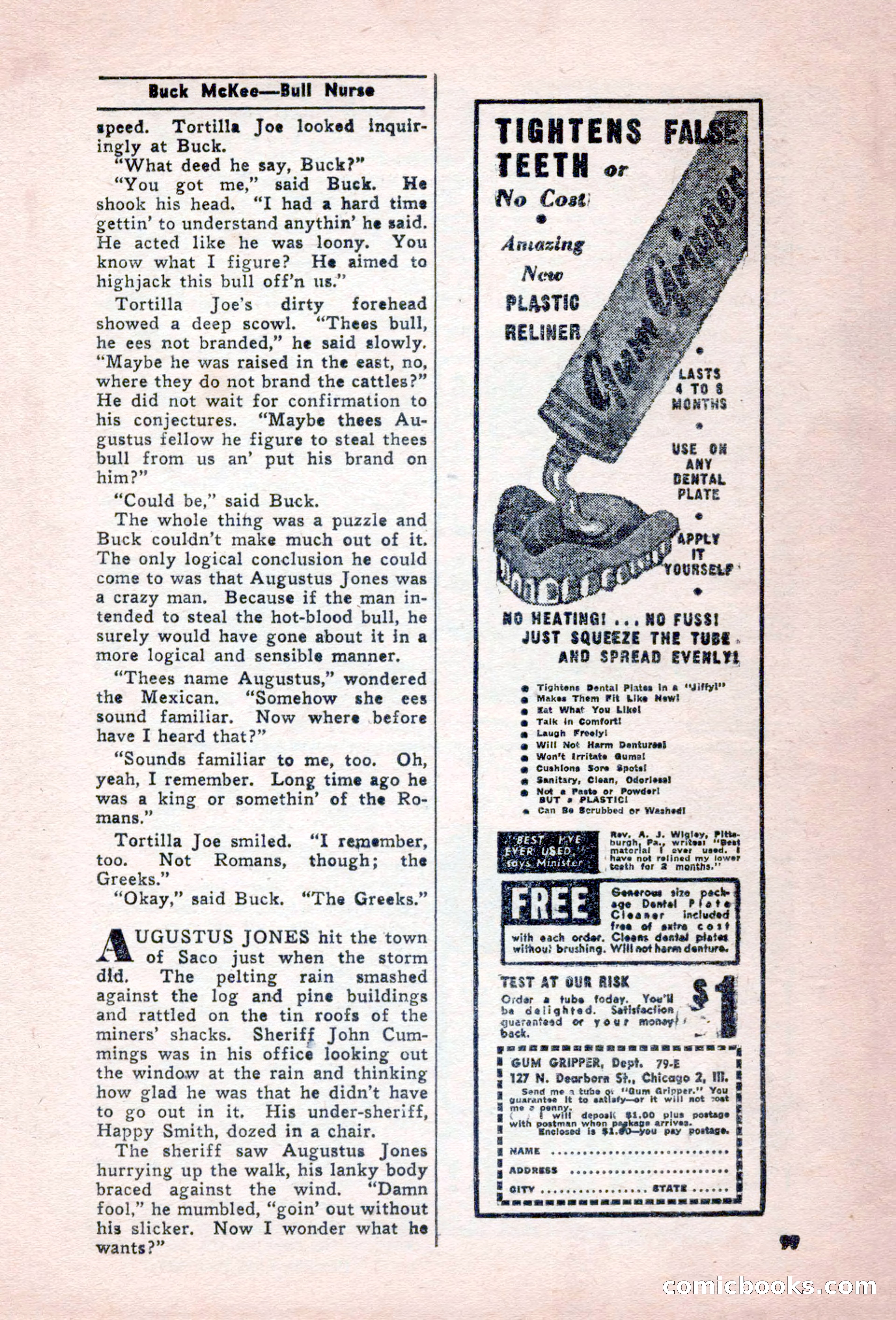 Blue Ribbon Western, December 1945 — page 99 of 116