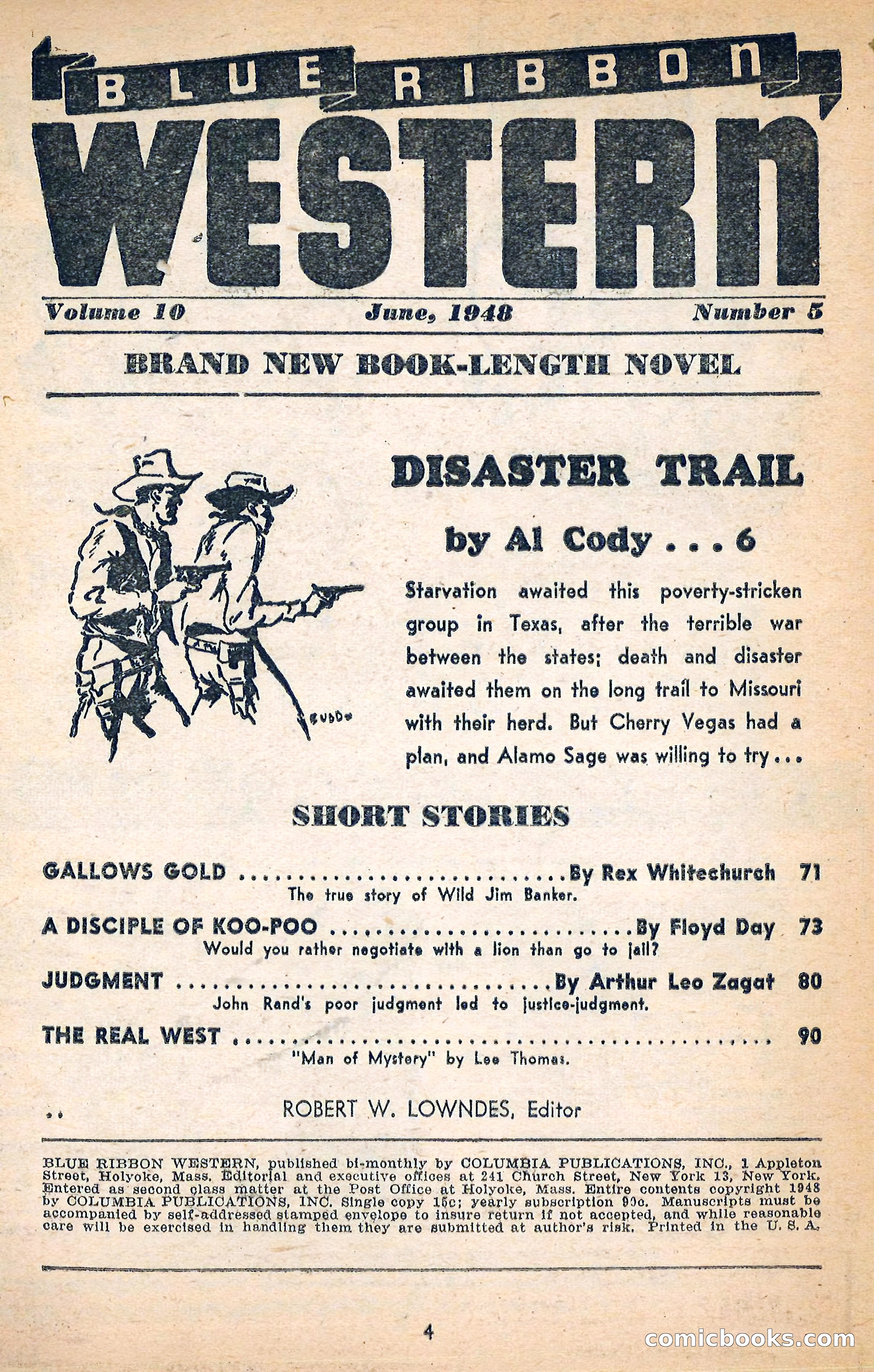 Blue Ribbon Western, June 1948 — page 4 of 100