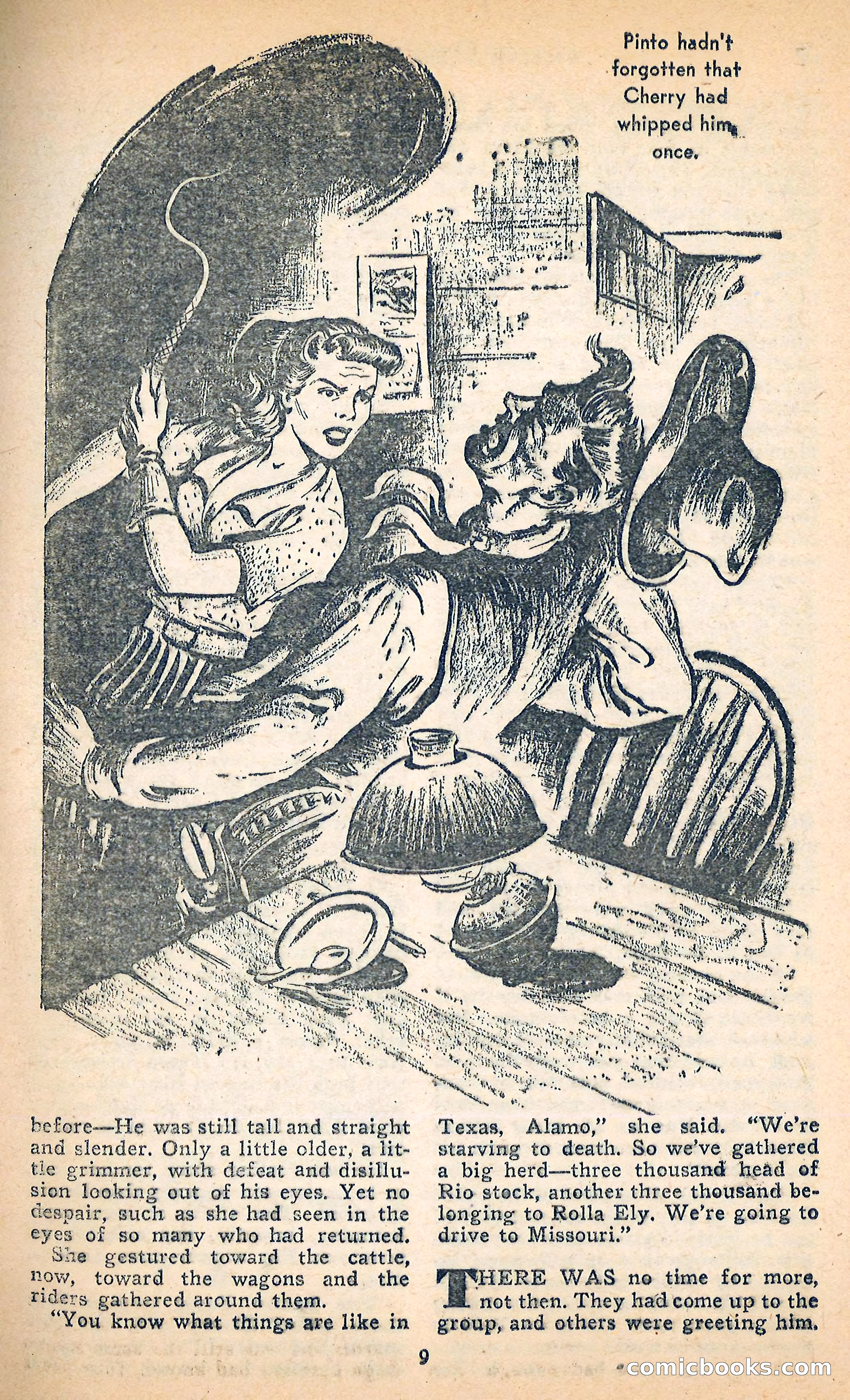 Blue Ribbon Western, June 1948 — page 9 of 100