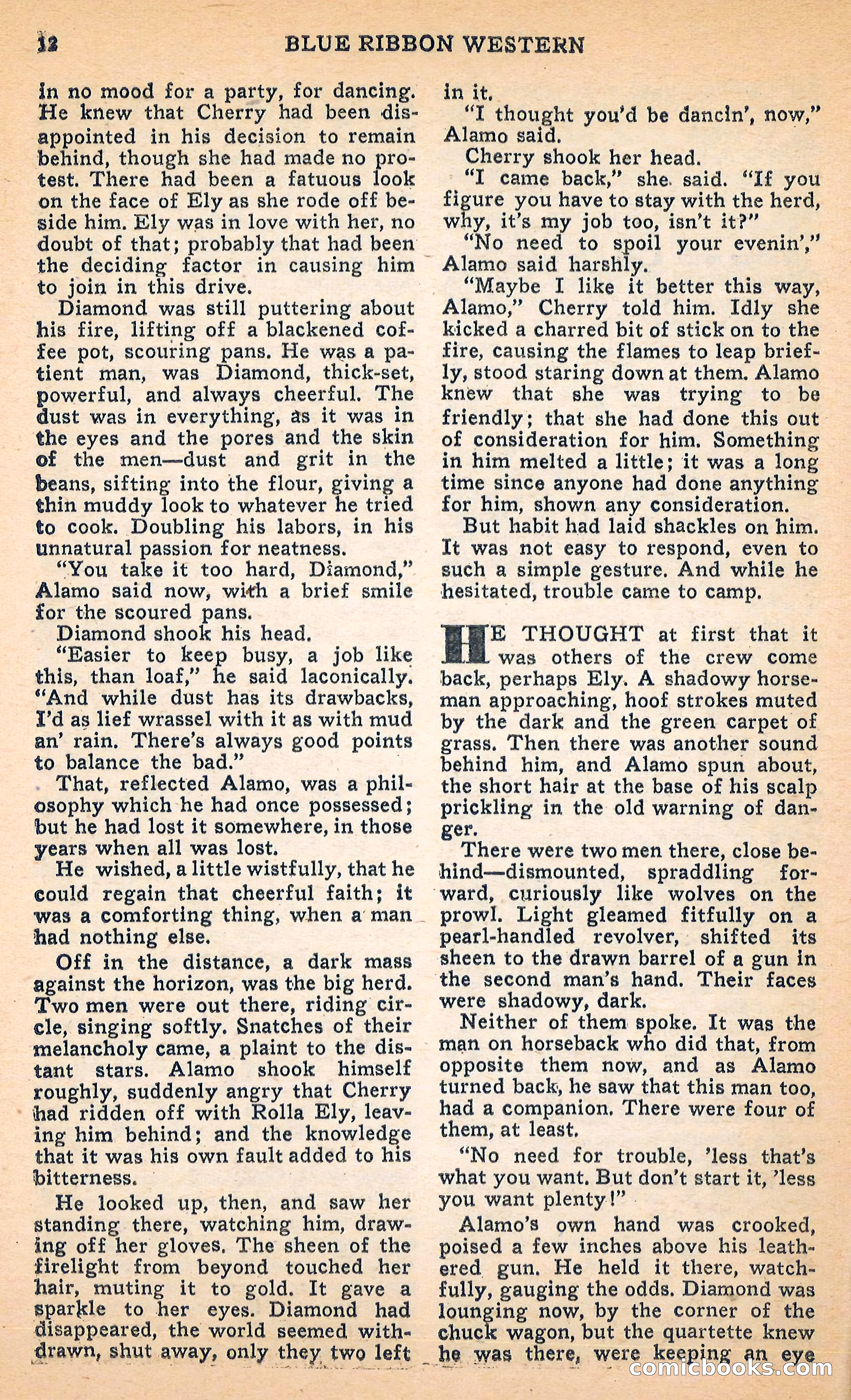 Blue Ribbon Western, June 1948 — page 12 of 100