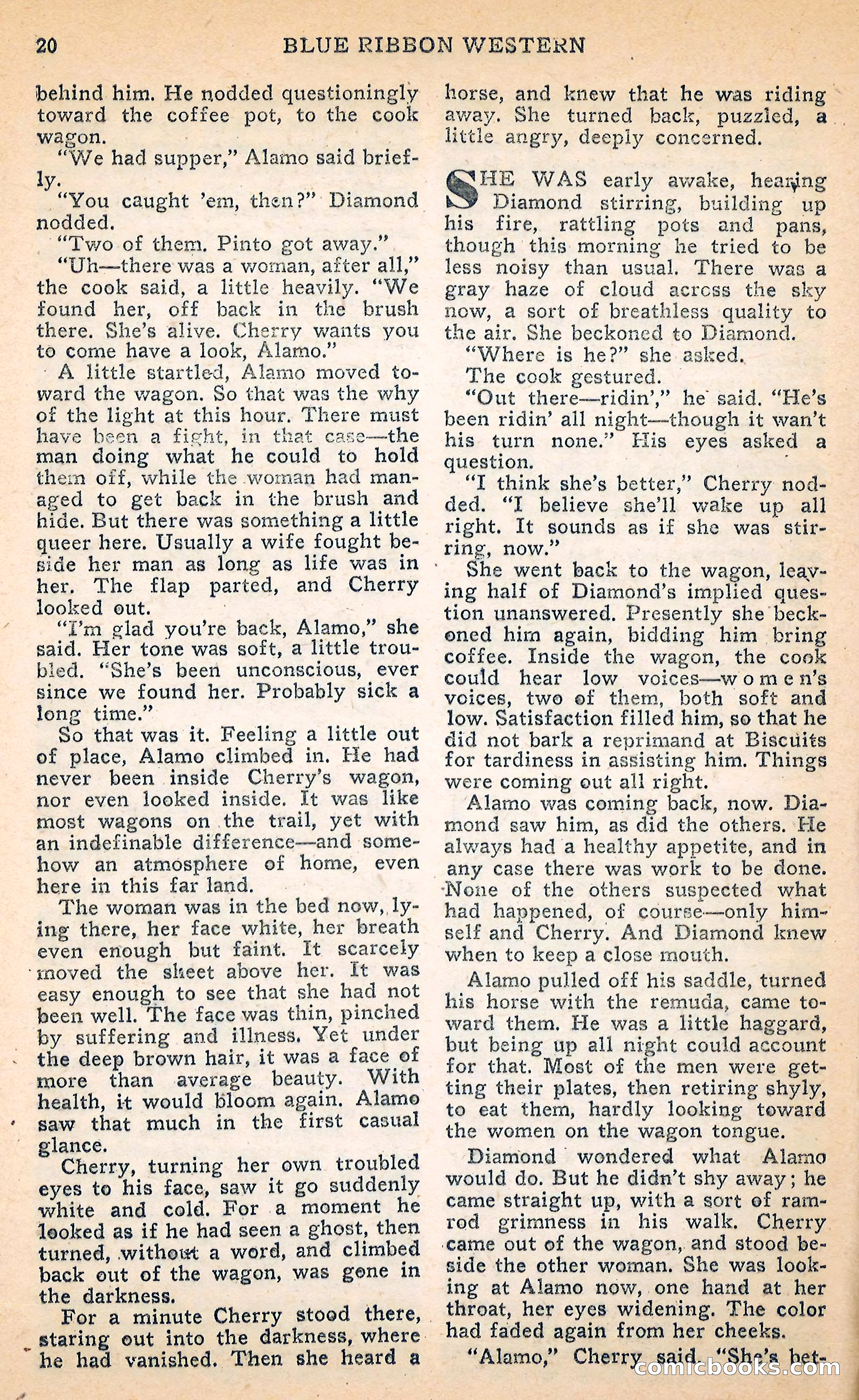 Blue Ribbon Western, June 1948 — page 20 of 100