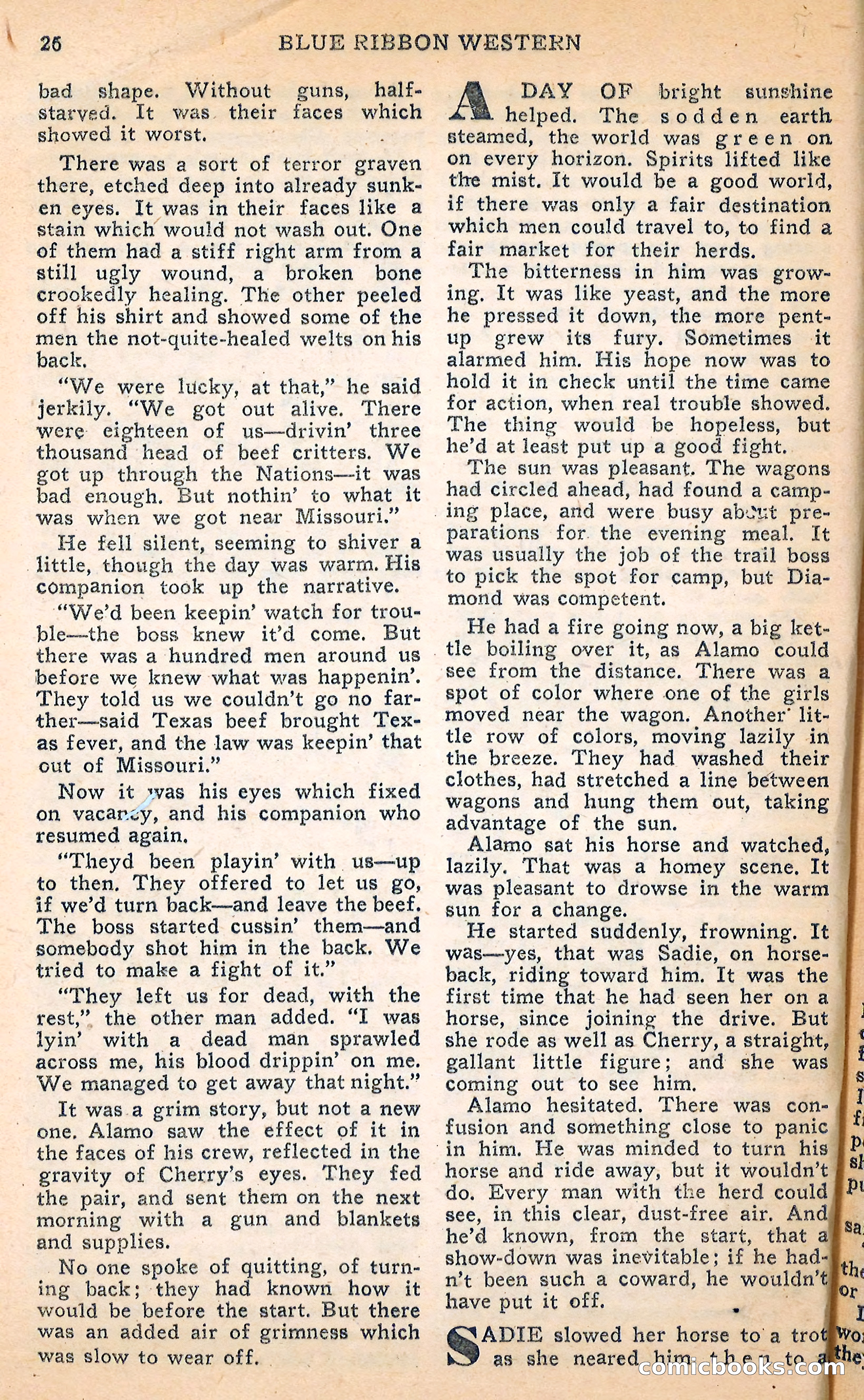 Blue Ribbon Western, June 1948 — page 26 of 100