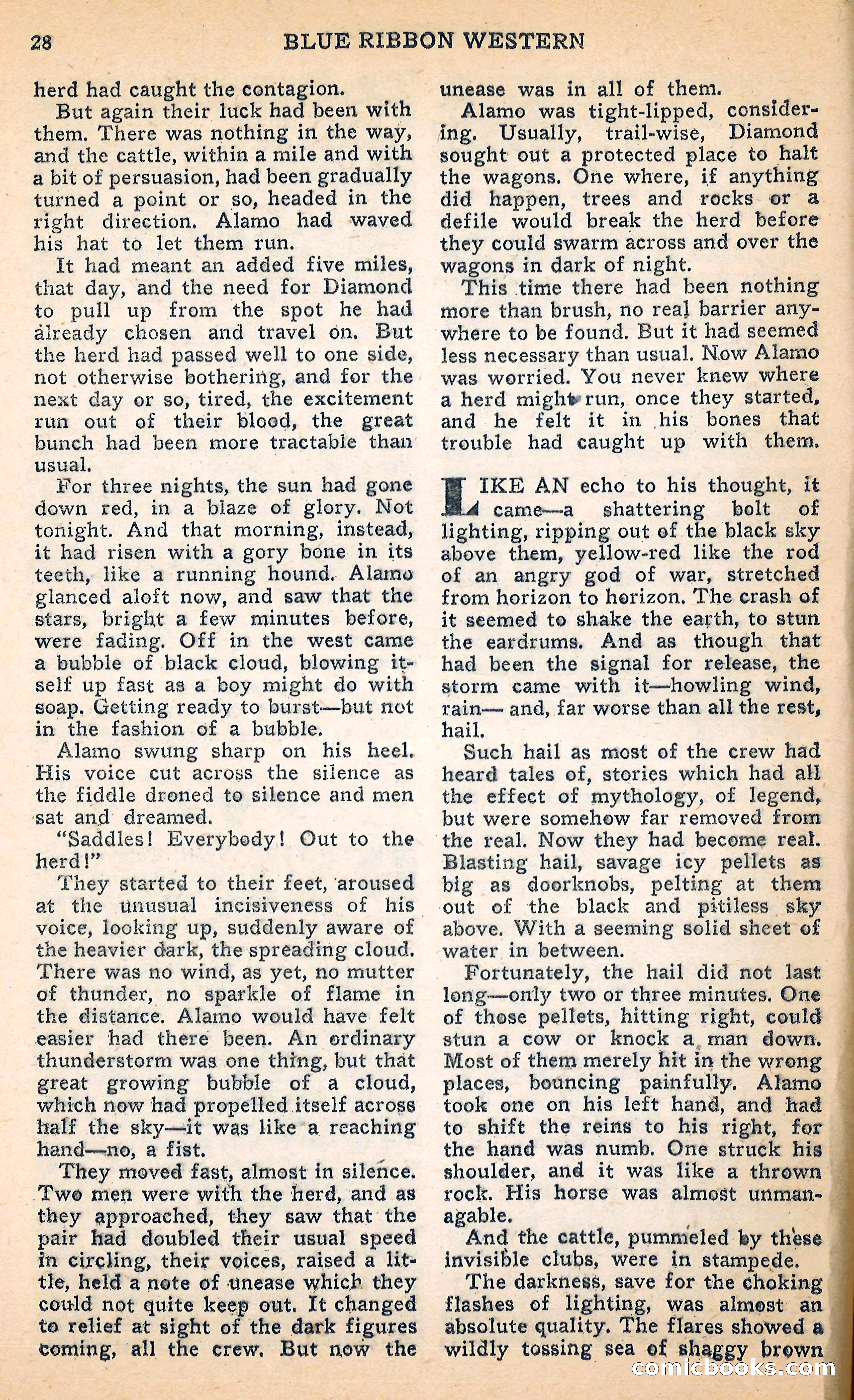 Blue Ribbon Western, June 1948 — page 28 of 100