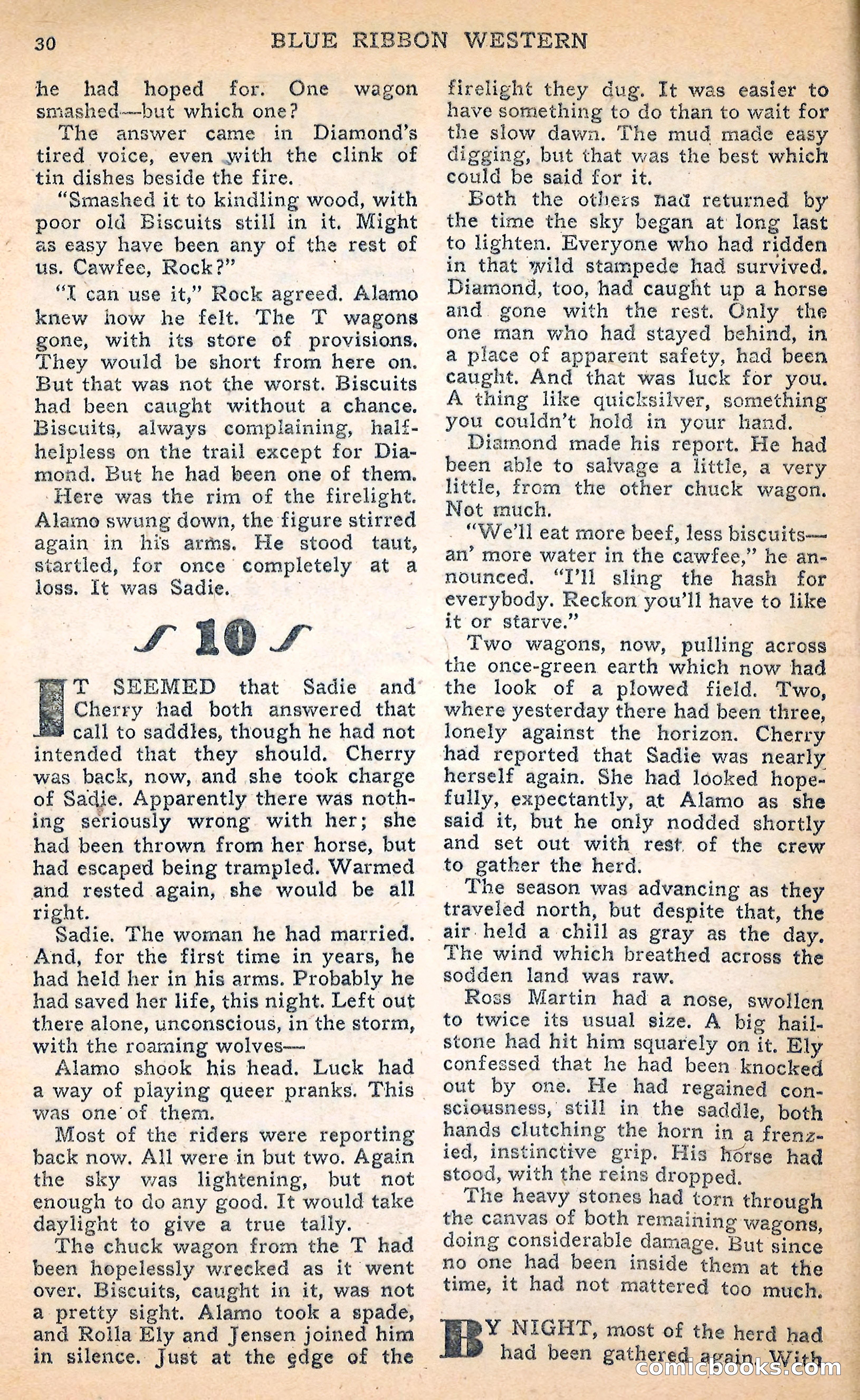 Blue Ribbon Western, June 1948 — page 30 of 100