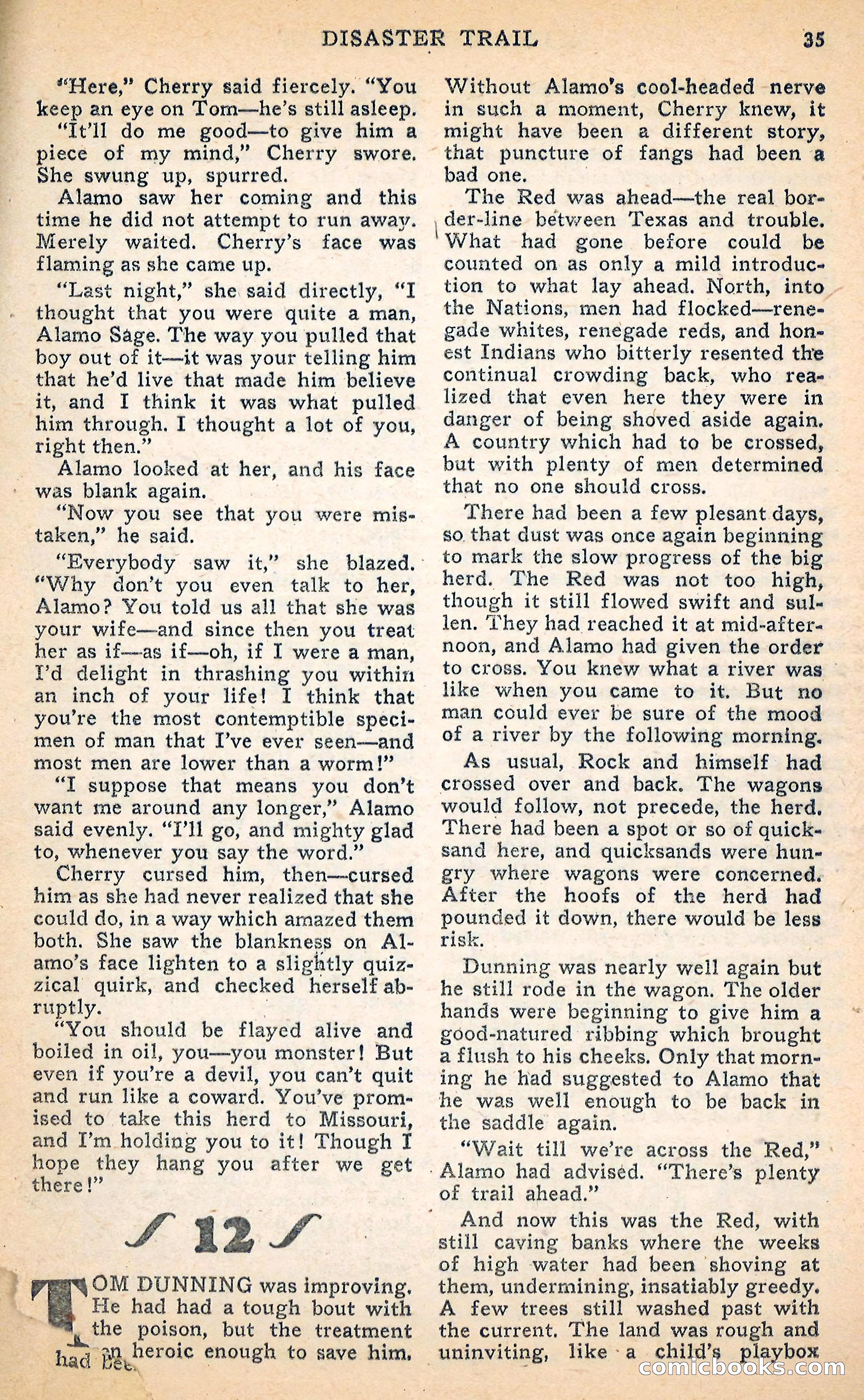 Blue Ribbon Western, June 1948 — page 35 of 100