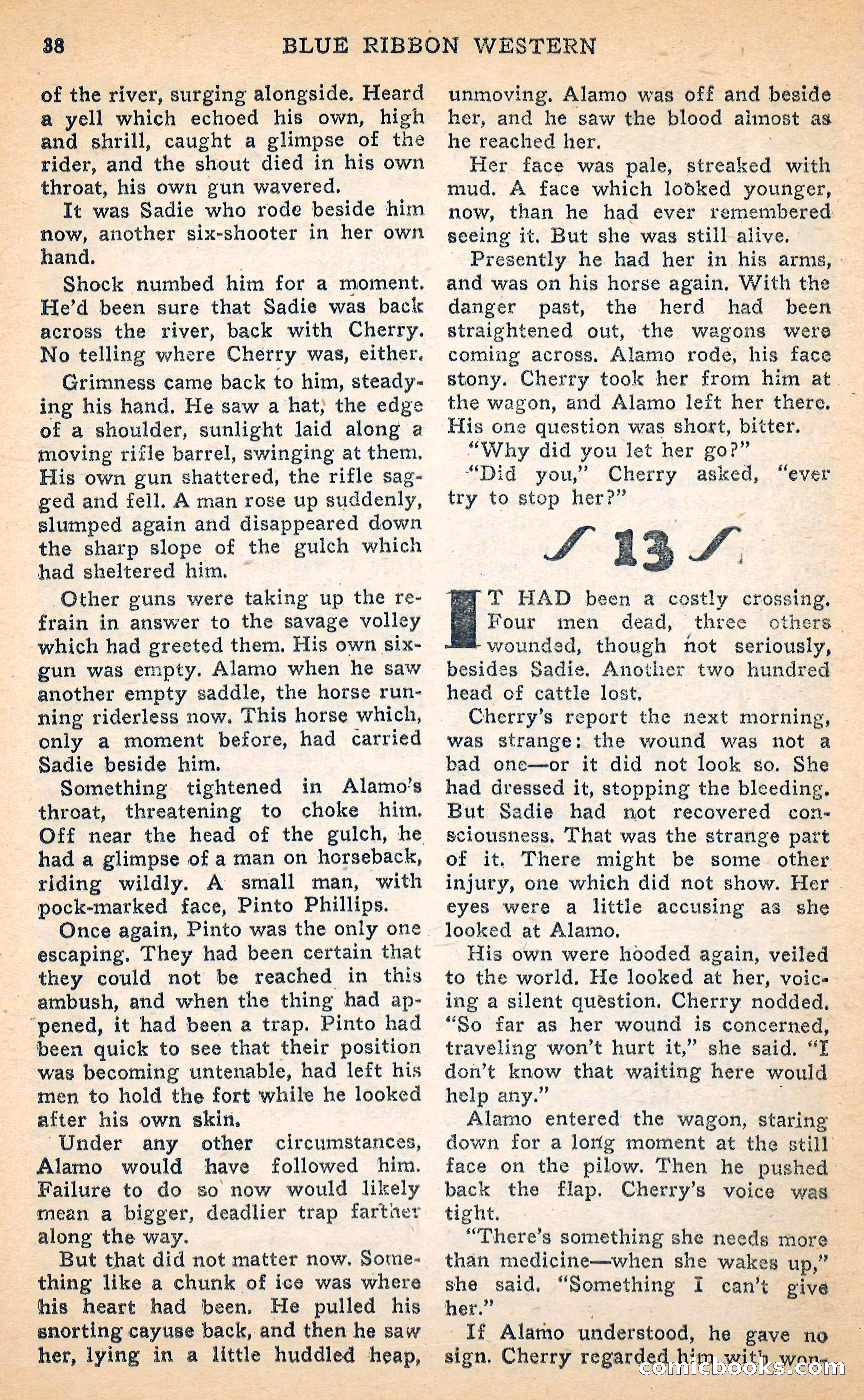 Blue Ribbon Western, June 1948 — page 38 of 100