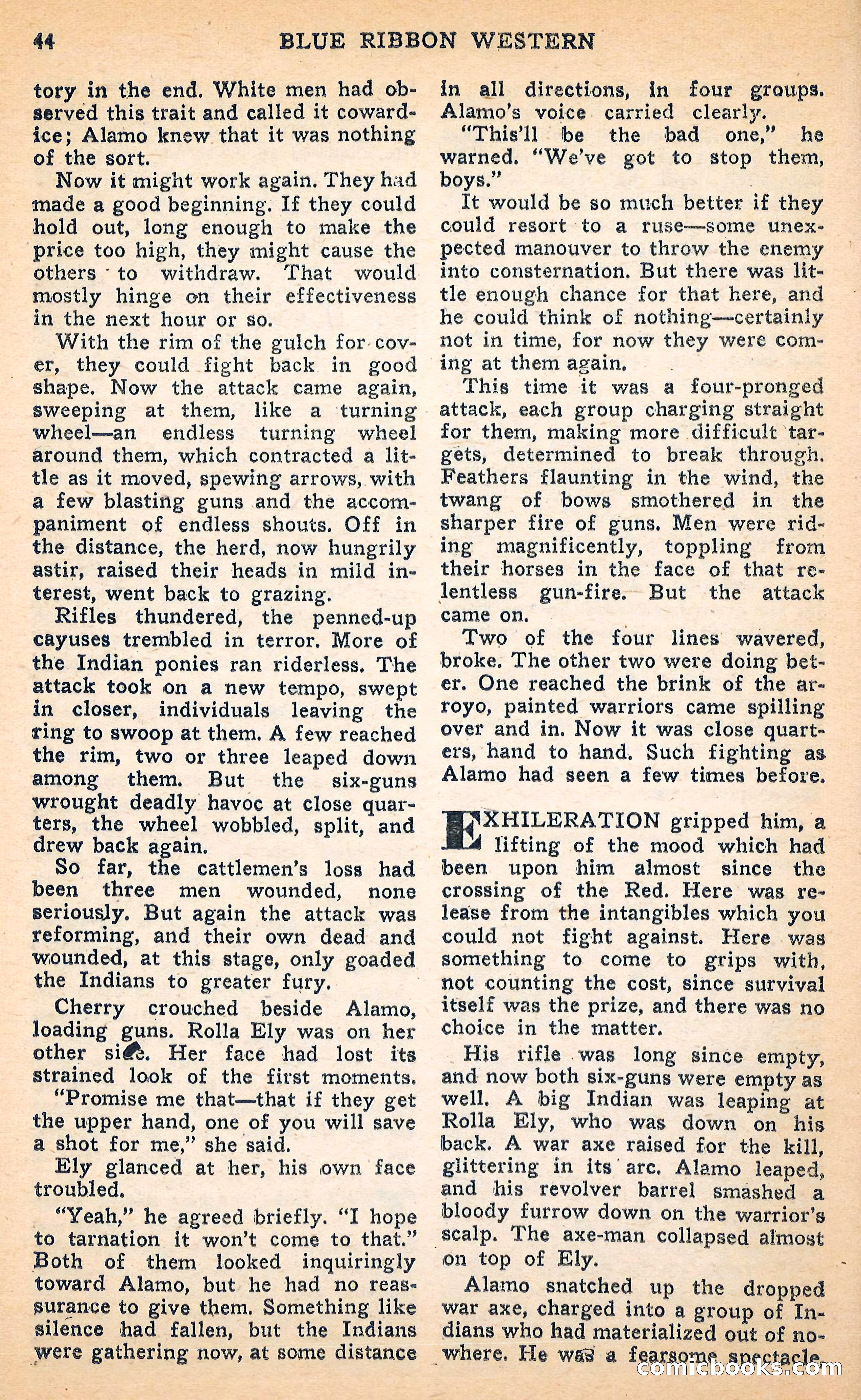 Blue Ribbon Western, June 1948 — page 44 of 100