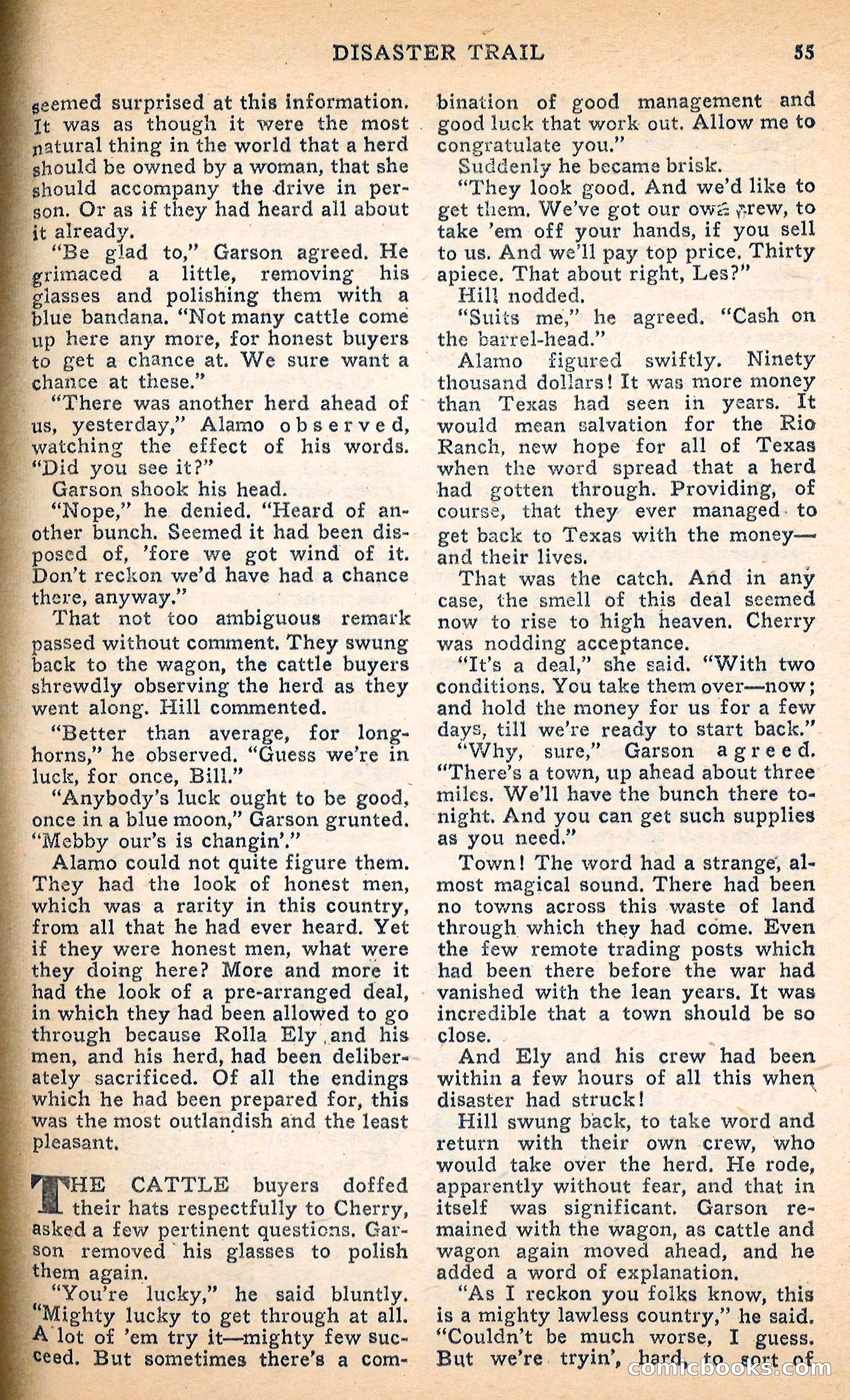 Blue Ribbon Western, June 1948 — page 55 of 100
