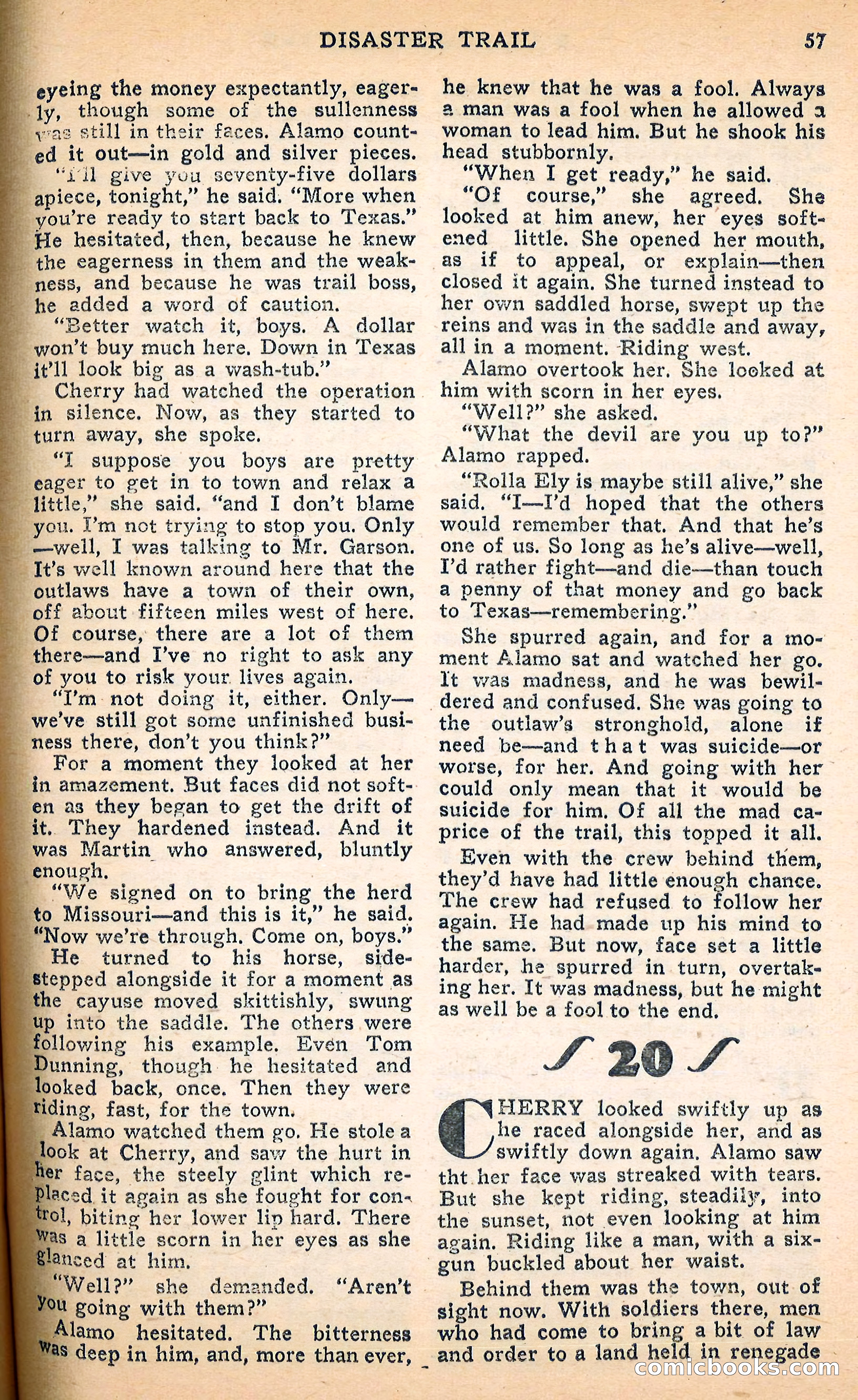 Blue Ribbon Western, June 1948 — page 57 of 100