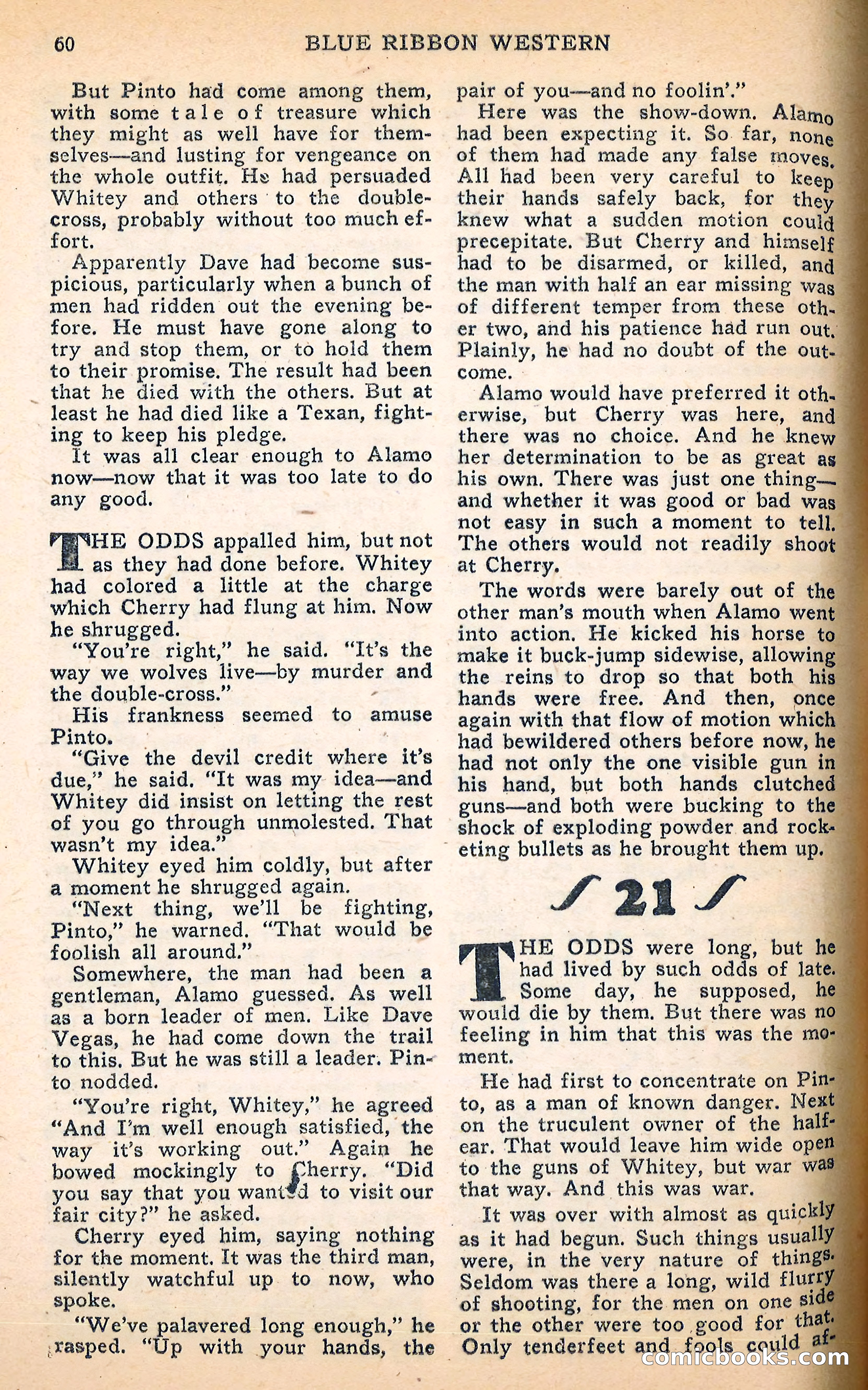 Blue Ribbon Western, June 1948 — page 60 of 100