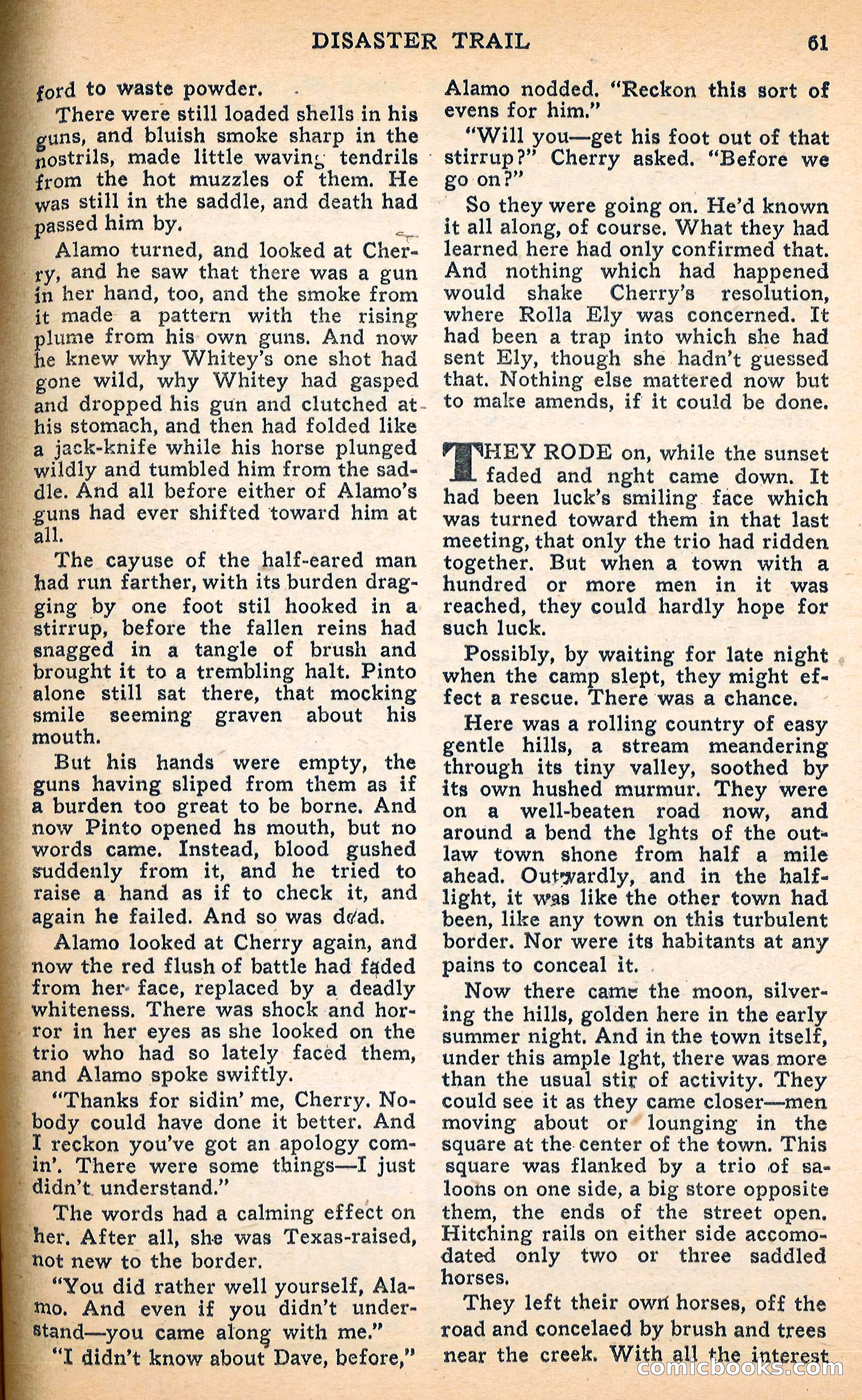 Blue Ribbon Western, June 1948 — page 61 of 100
