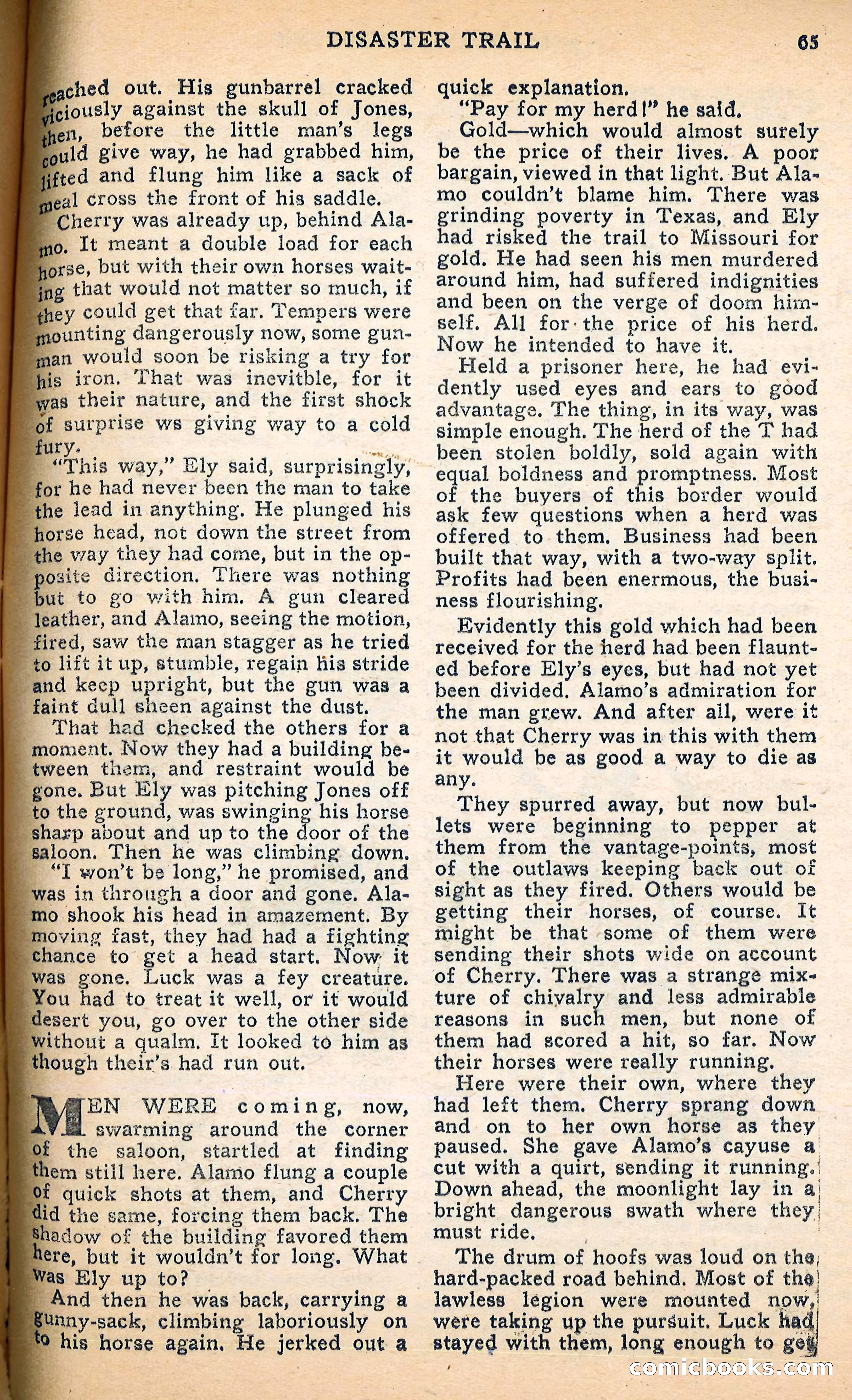 Blue Ribbon Western, June 1948 — page 65 of 100