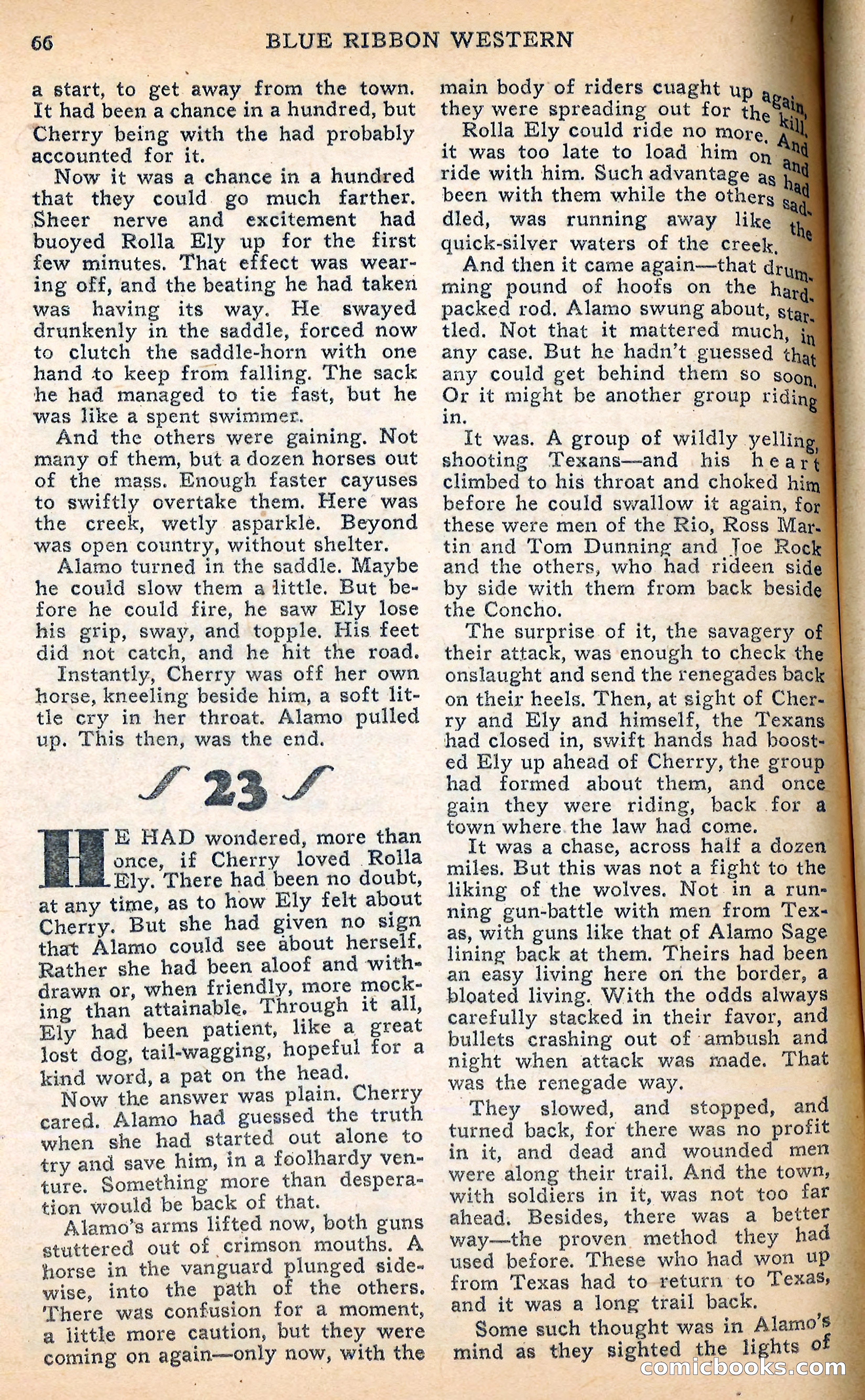 Blue Ribbon Western, June 1948 — page 66 of 100