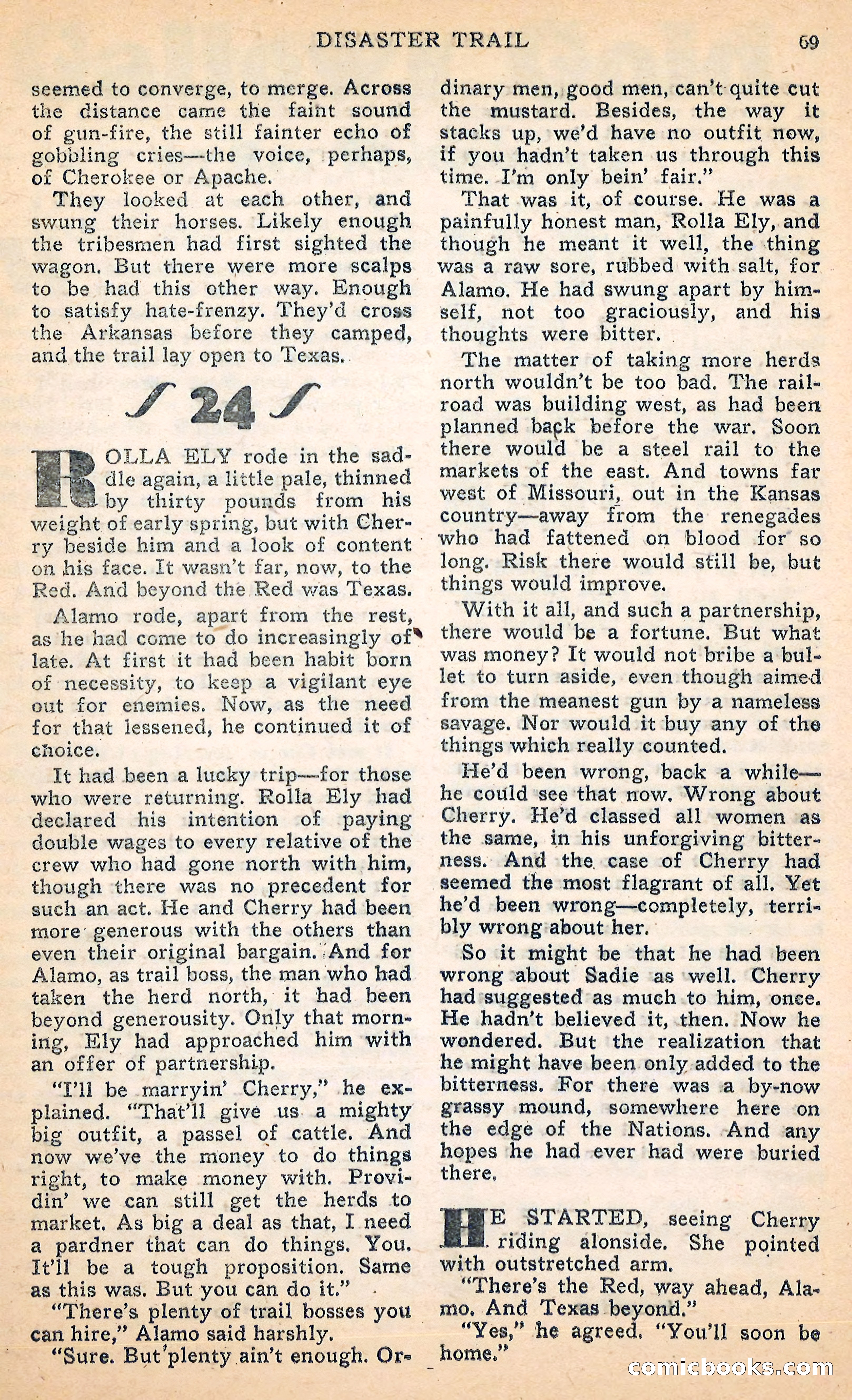 Blue Ribbon Western, June 1948 — page 69 of 100