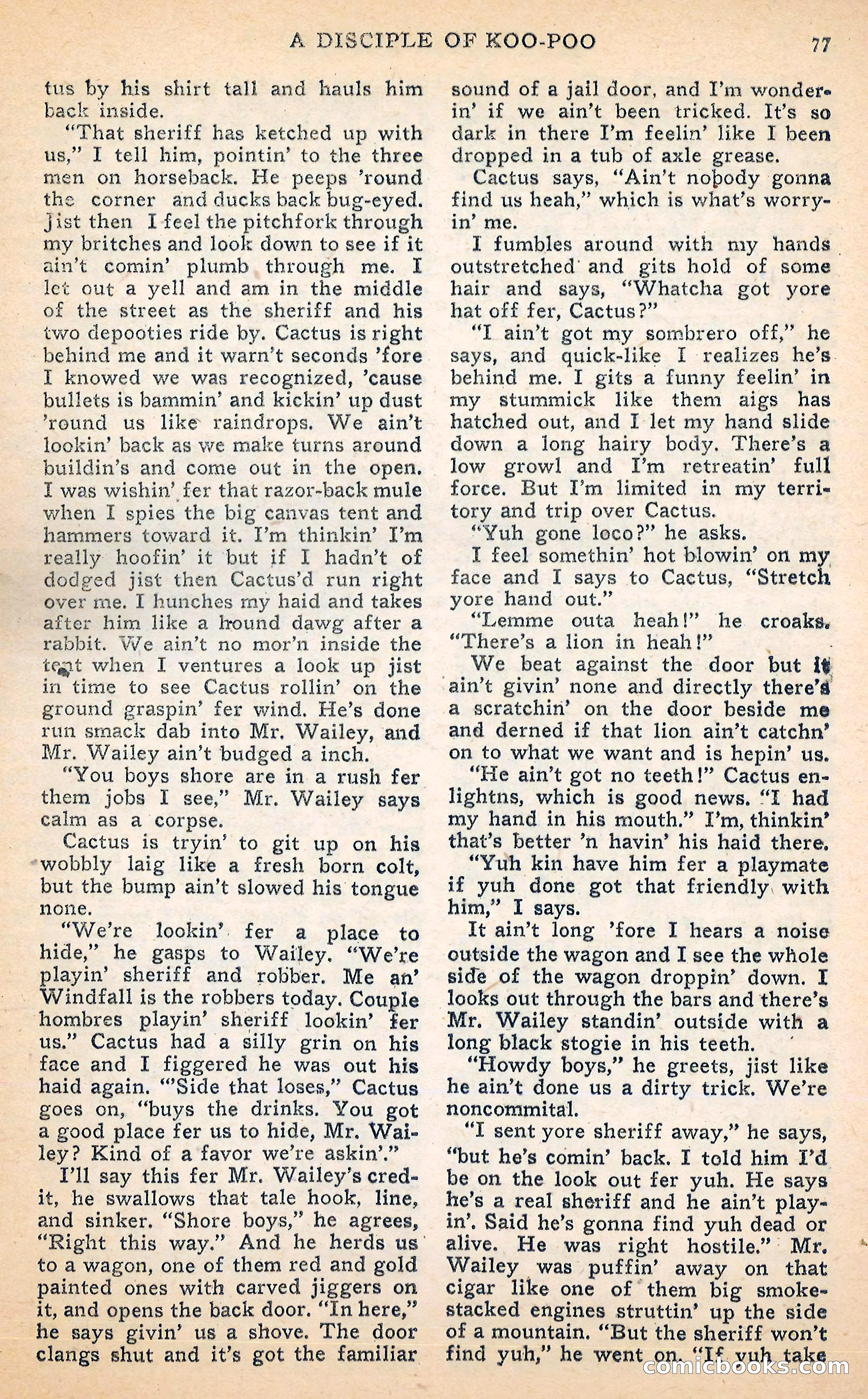 Blue Ribbon Western, June 1948 — page 77 of 100