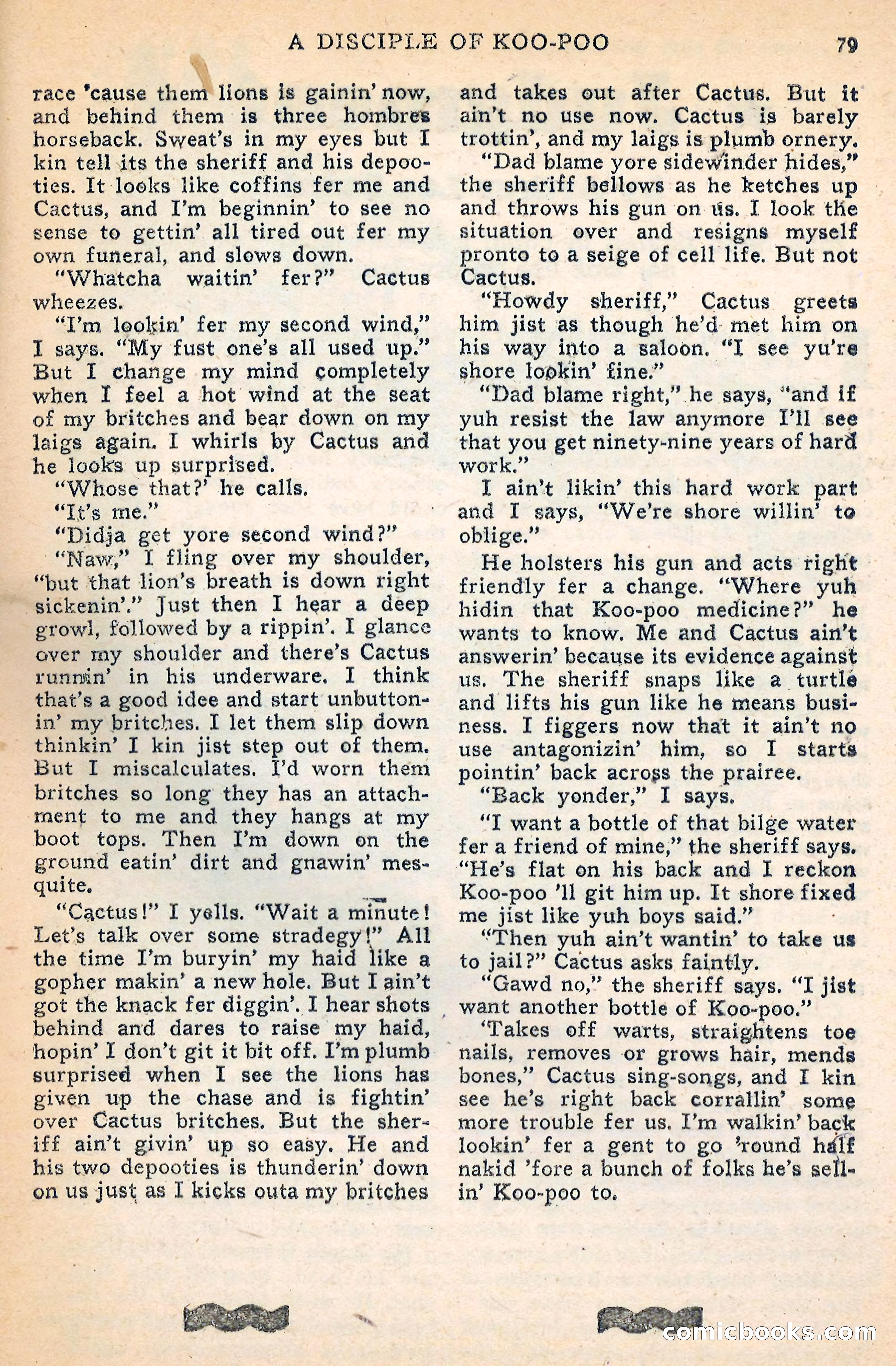 Blue Ribbon Western, June 1948 — page 79 of 100