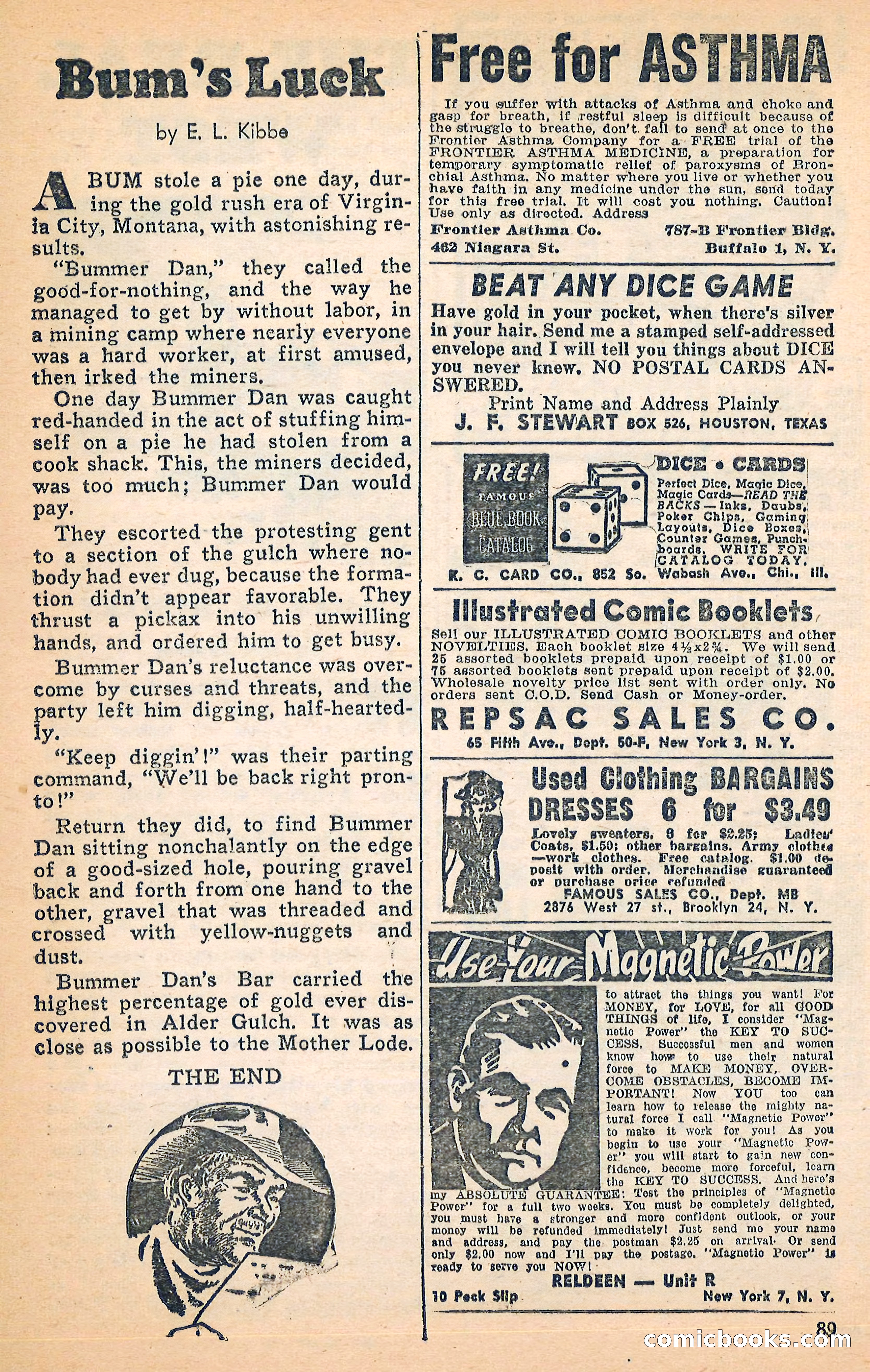 Blue Ribbon Western, June 1948 — page 89 of 100