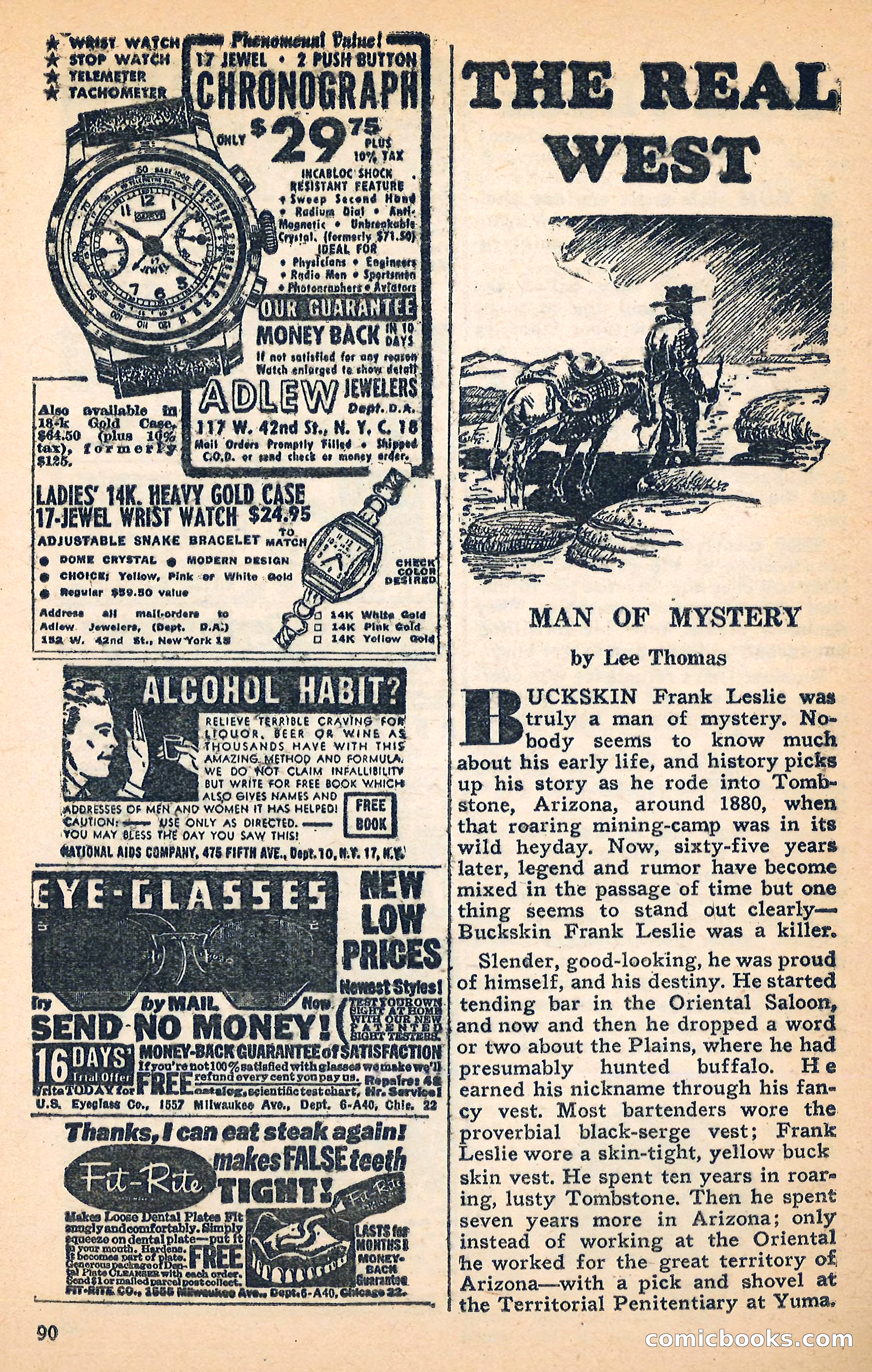 Blue Ribbon Western, June 1948 — page 90 of 100