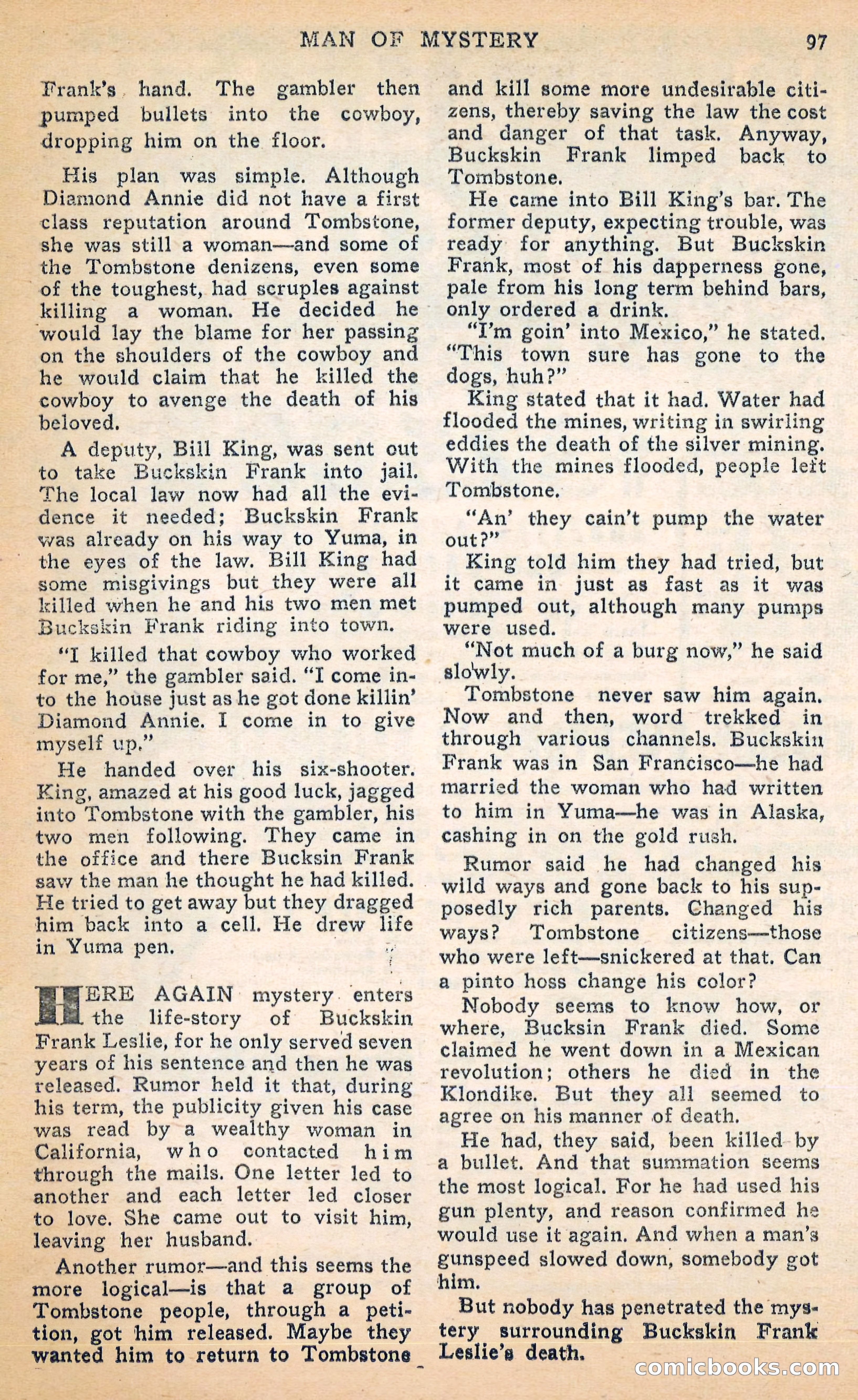 Blue Ribbon Western, June 1948 — page 97 of 100