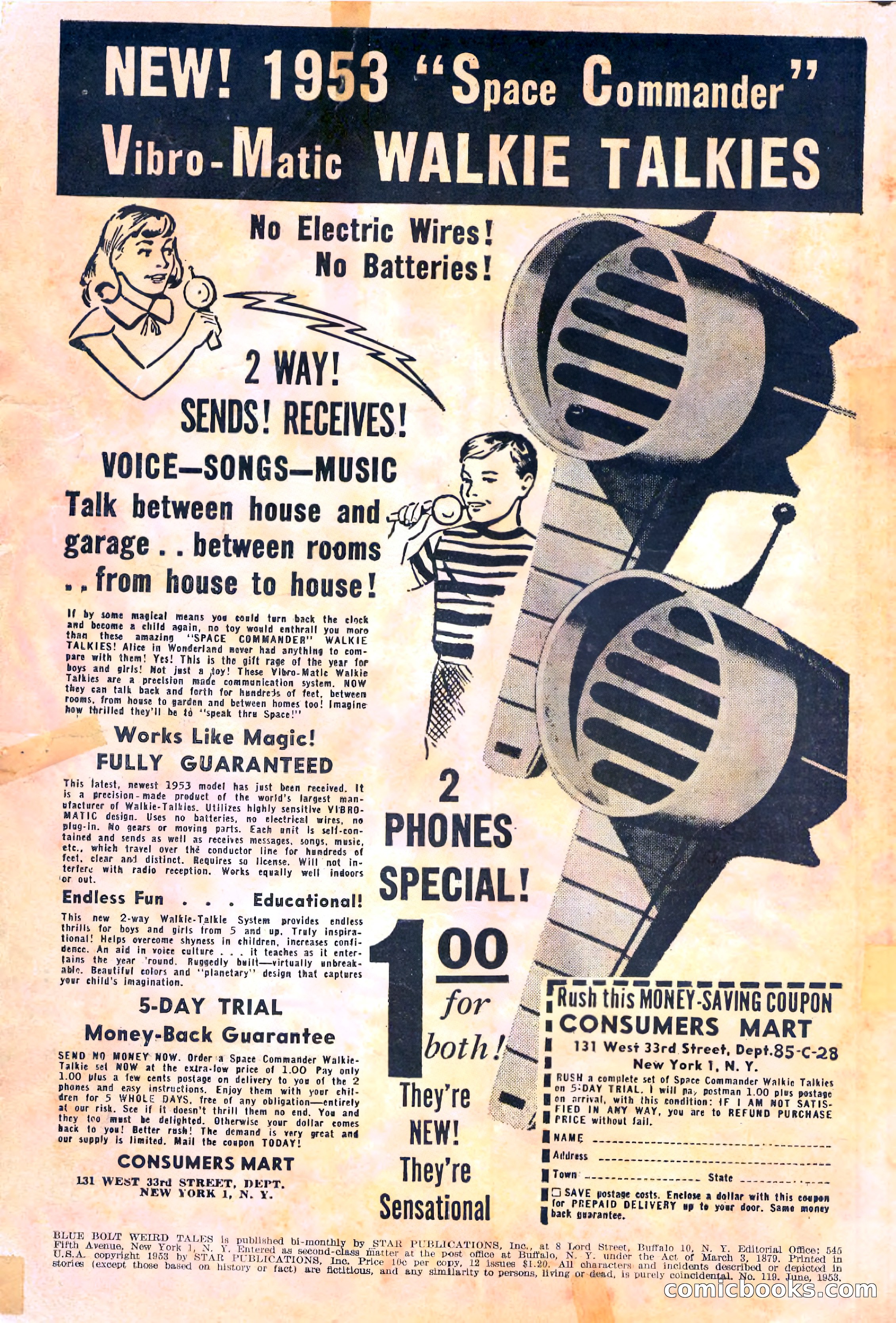 Blue Bolt Weird Tales #119 — page 3 of 37