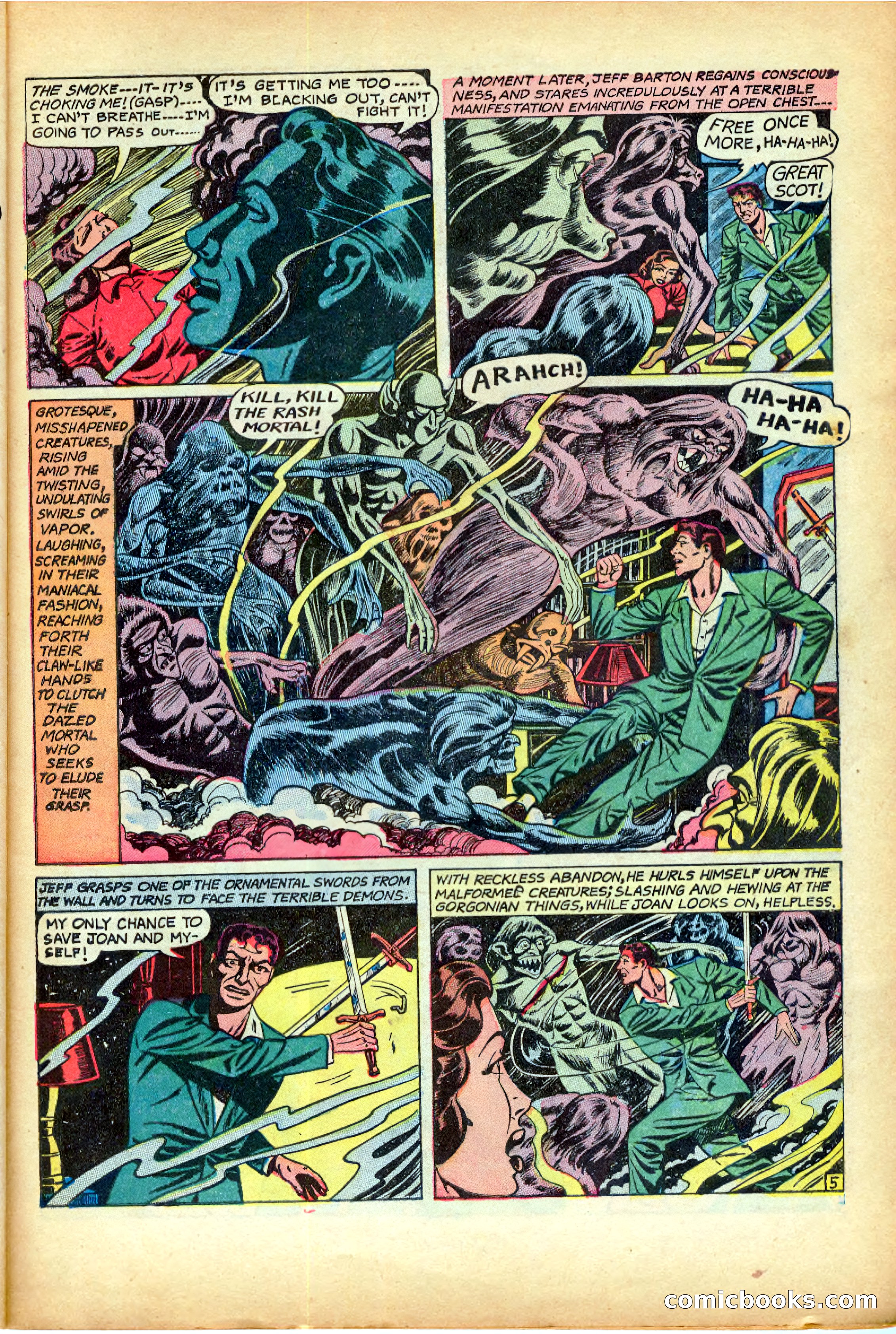 Blue Bolt Weird Tales #119 — page 8 of 37