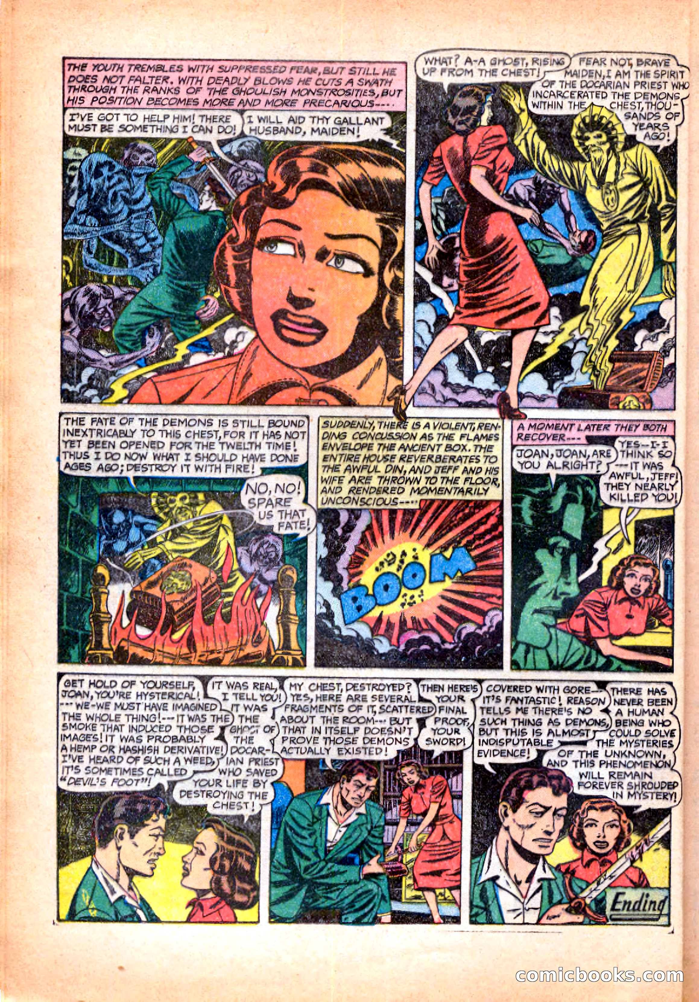 Blue Bolt Weird Tales #119 — page 9 of 37