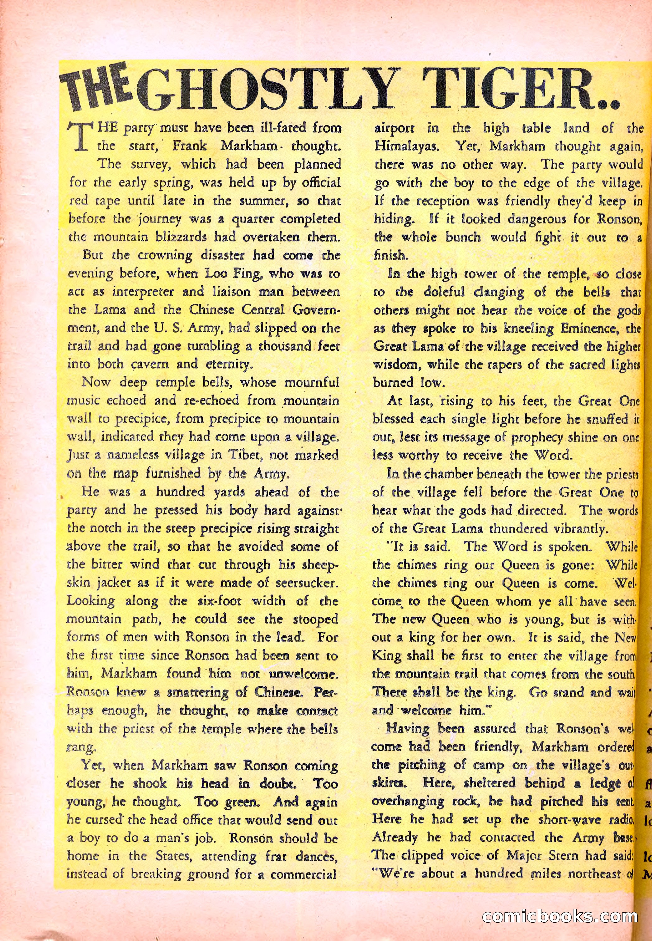 Blue Bolt Weird Tales #119 — page 23 of 37