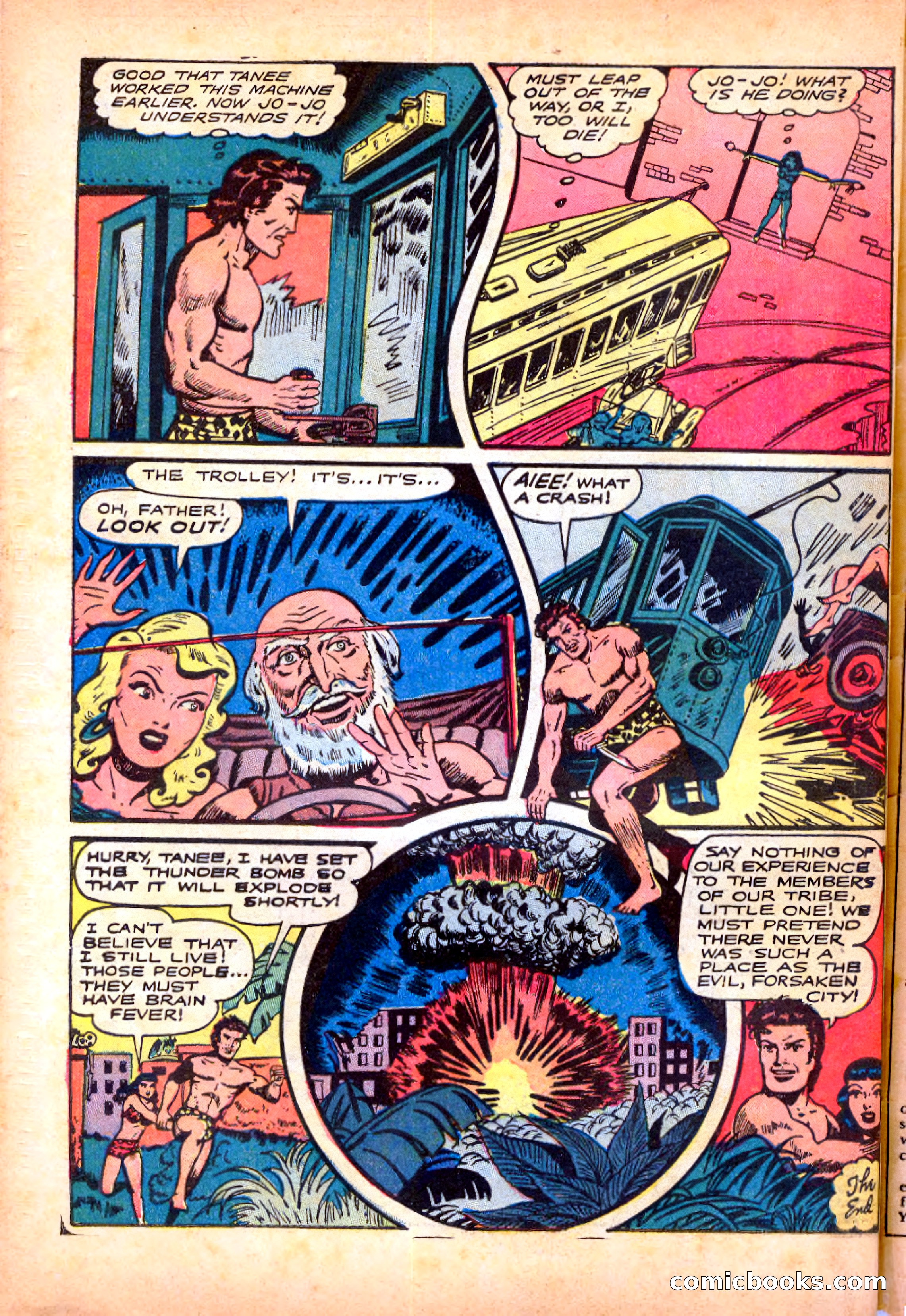 Blue Bolt Weird Tales #119 — page 35 of 37