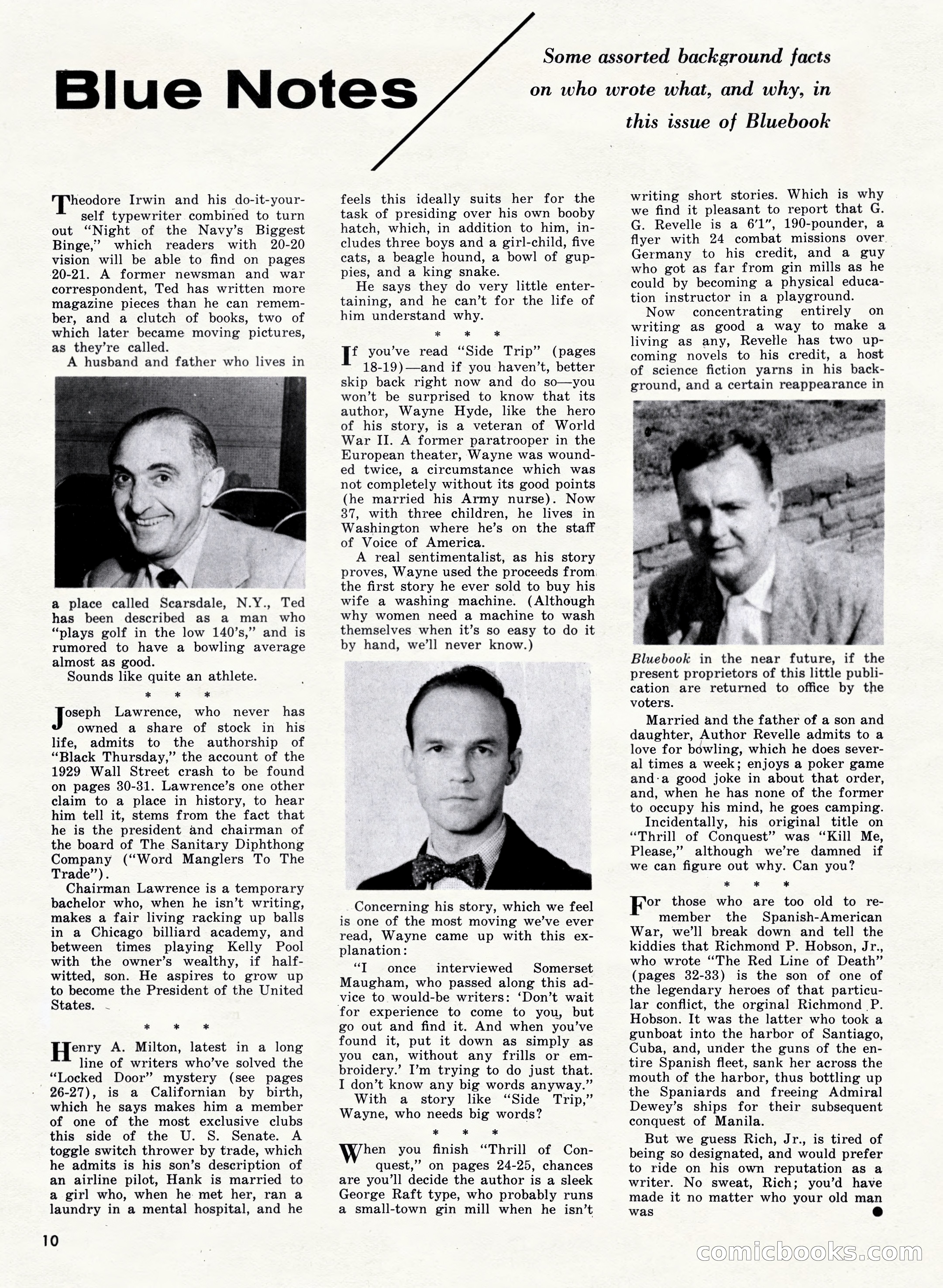 Bluebook for Men (October 1960) — page 10 of 92