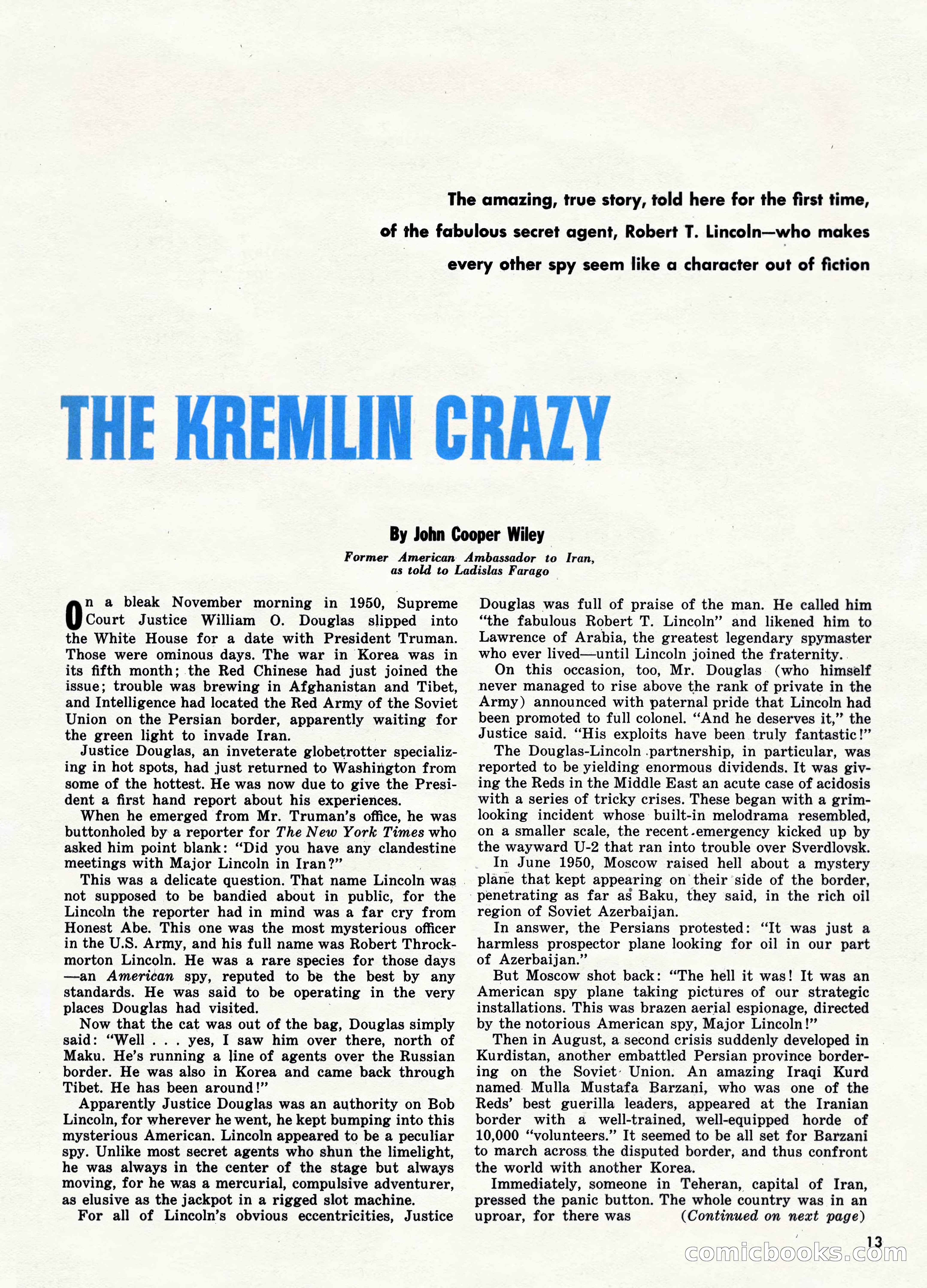 Bluebook for Men (October 1960) — page 13 of 92