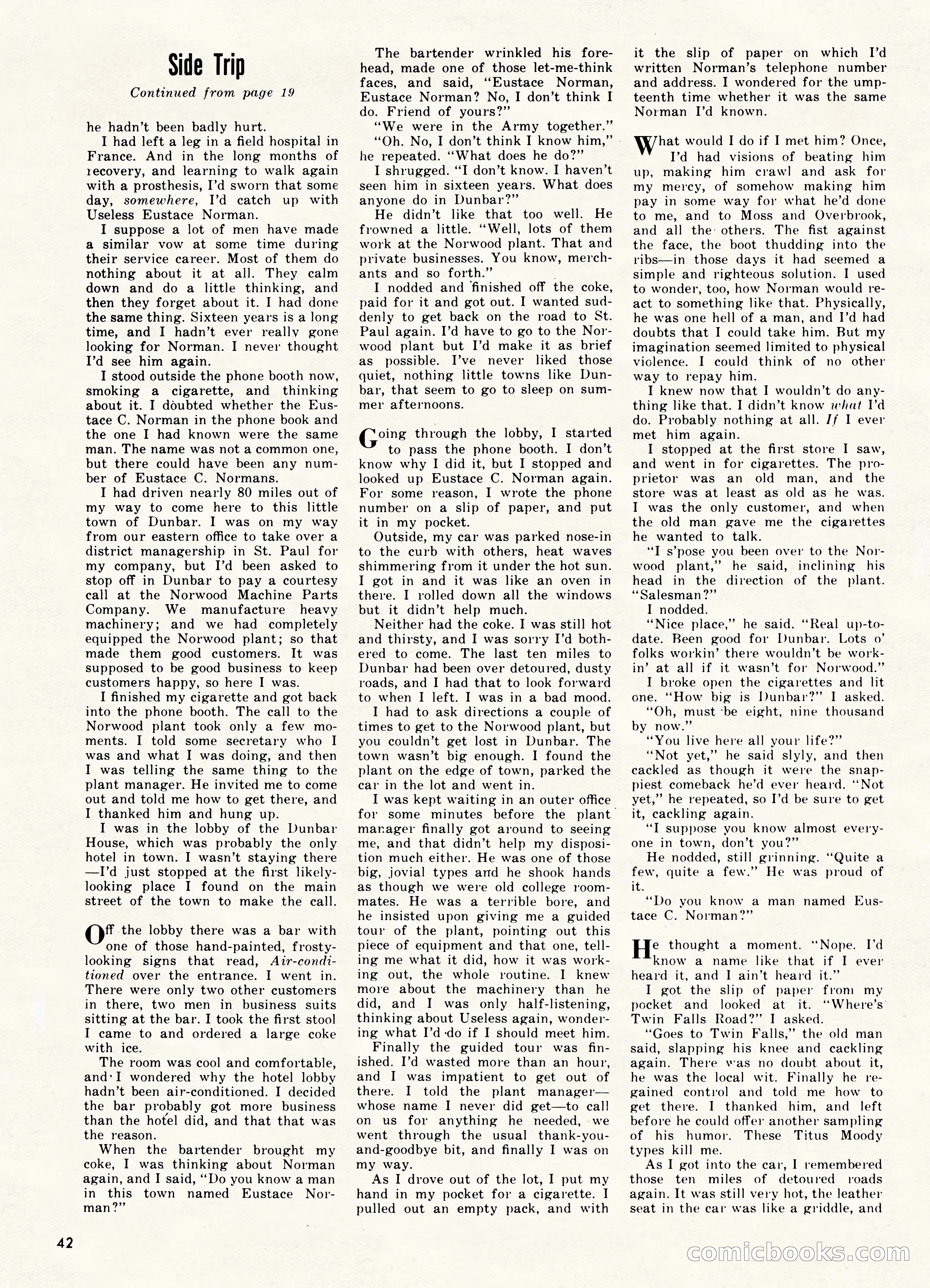 Bluebook for Men (October 1960) — page 42 of 92