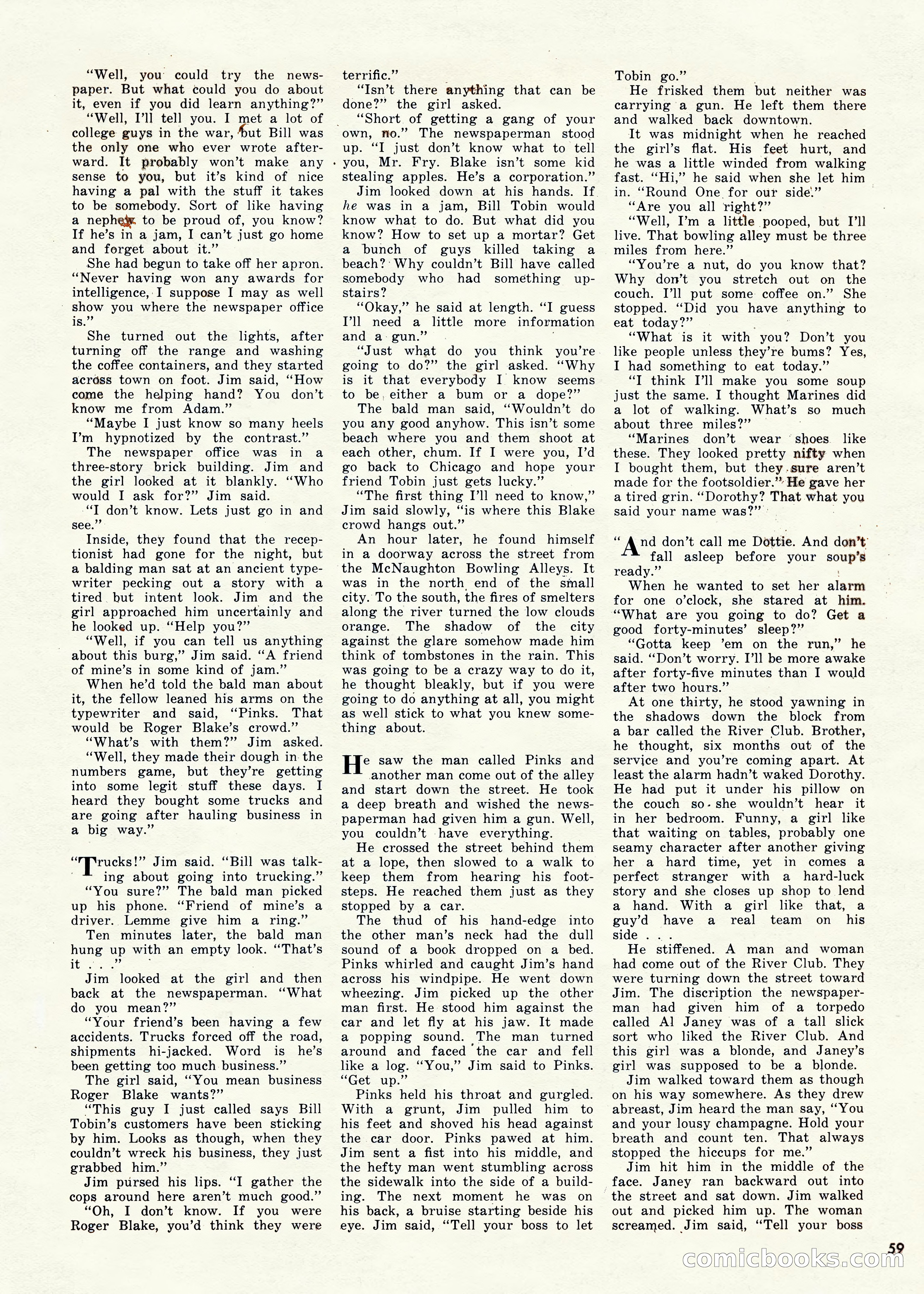Bluebook for Men (October 1960) — page 59 of 92