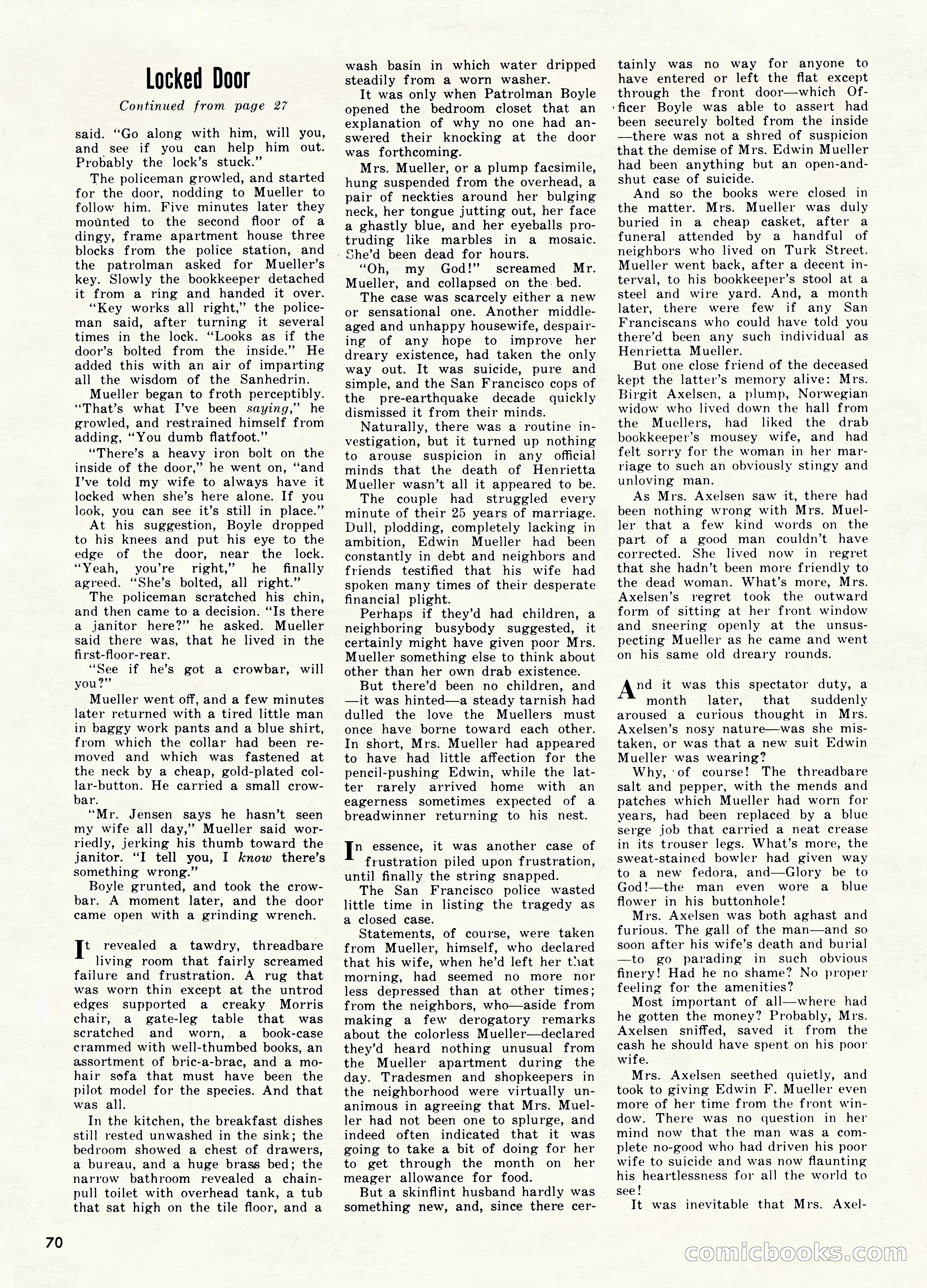 Bluebook for Men (October 1960) — page 70 of 92