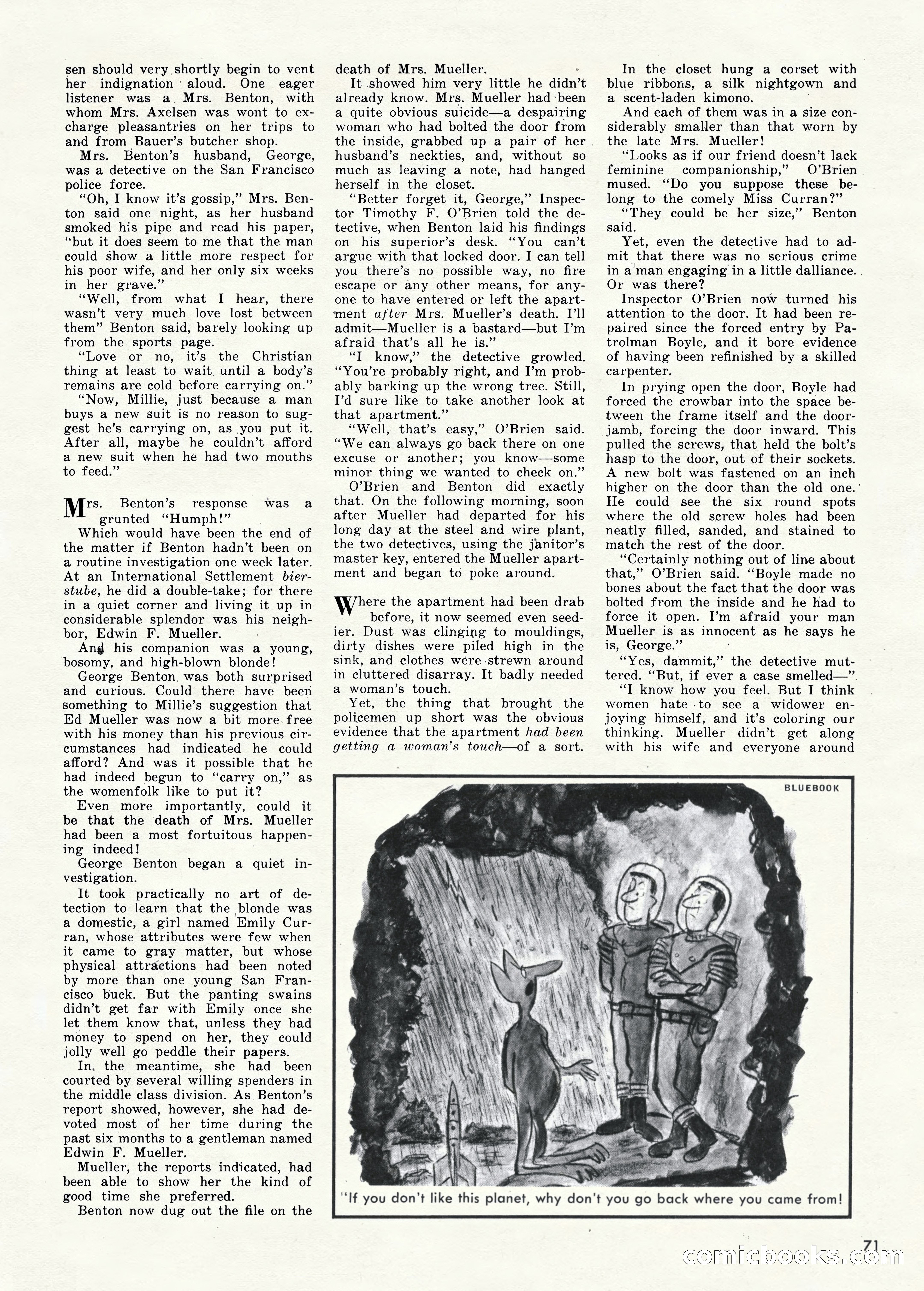 Bluebook for Men (October 1960) — page 71 of 92