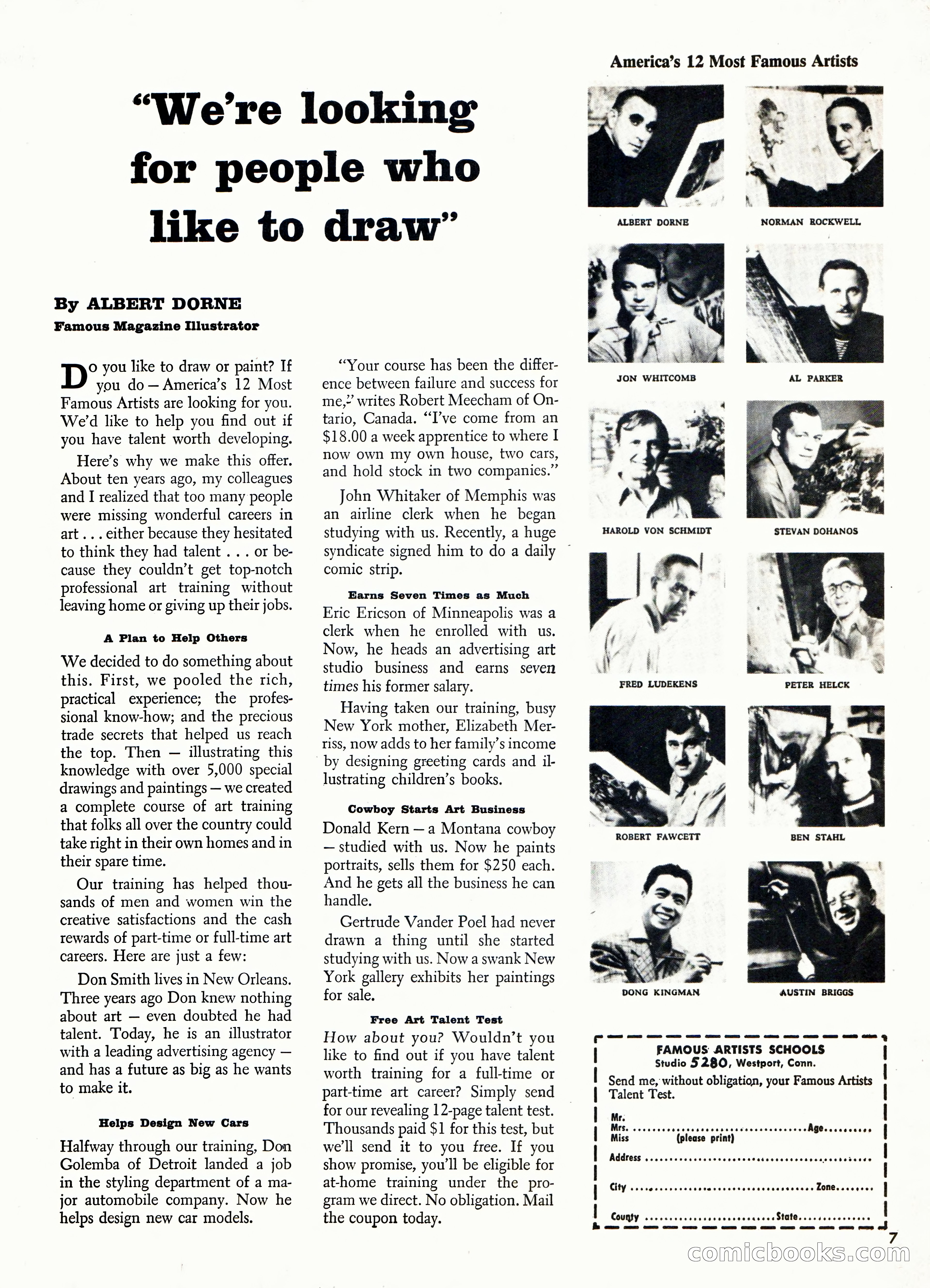 Bluebook for Men, February 1961 — page 7 of 92