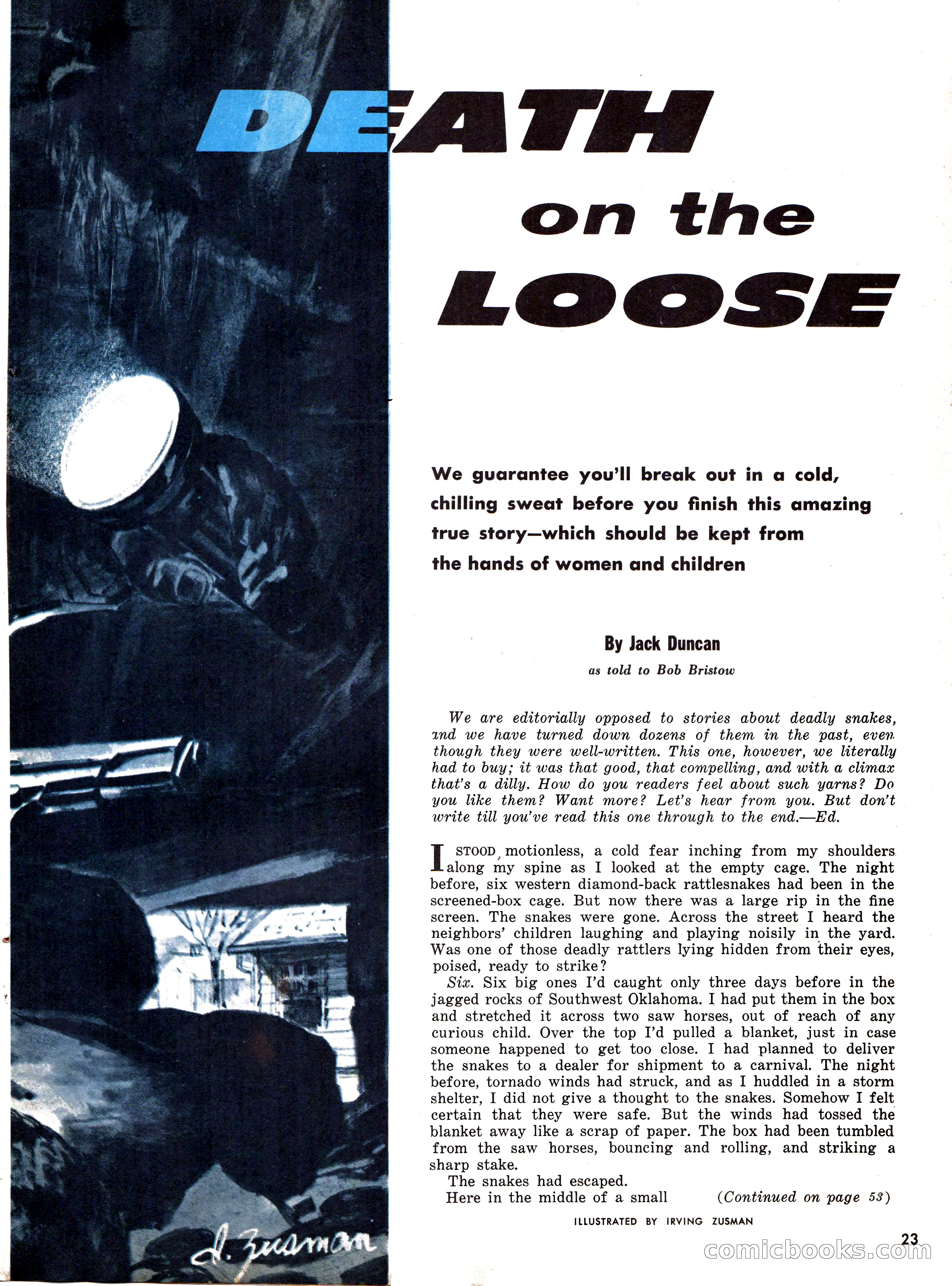 Bluebook for Men, February 1961 — page 23 of 92