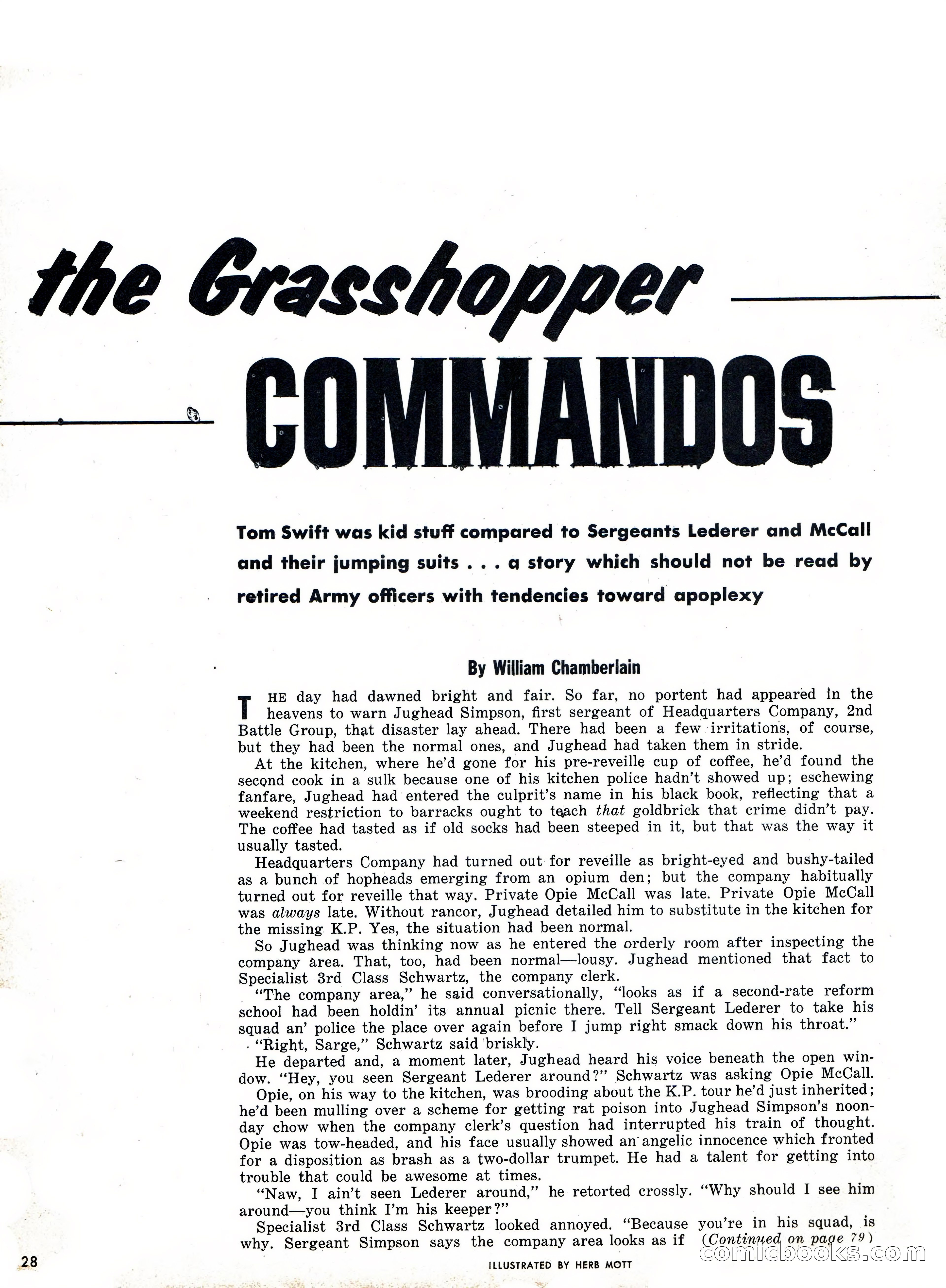 Bluebook for Men, February 1961 — page 28 of 92