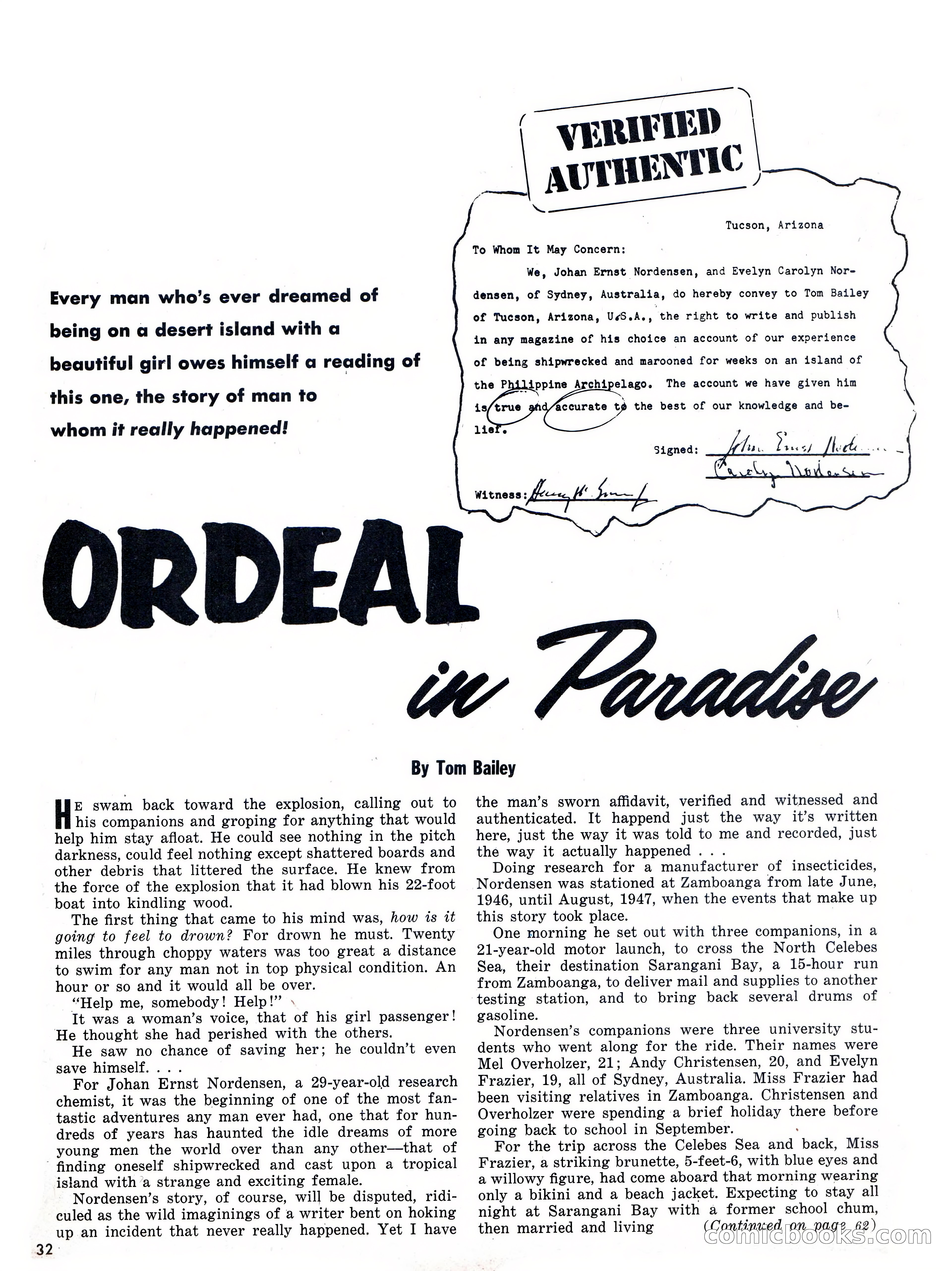 Bluebook for Men, February 1961 — page 32 of 92