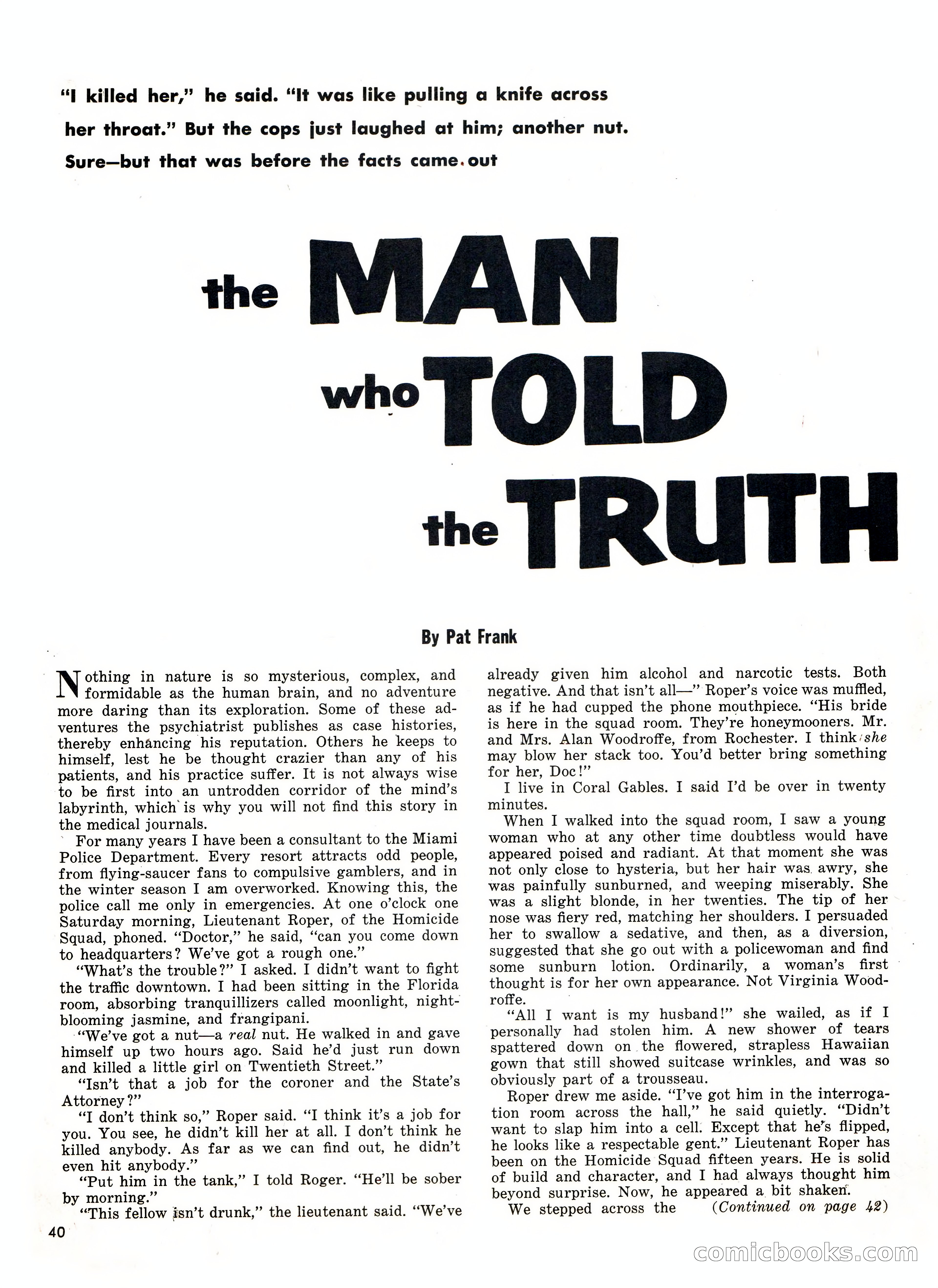Bluebook for Men, February 1961 — page 40 of 92