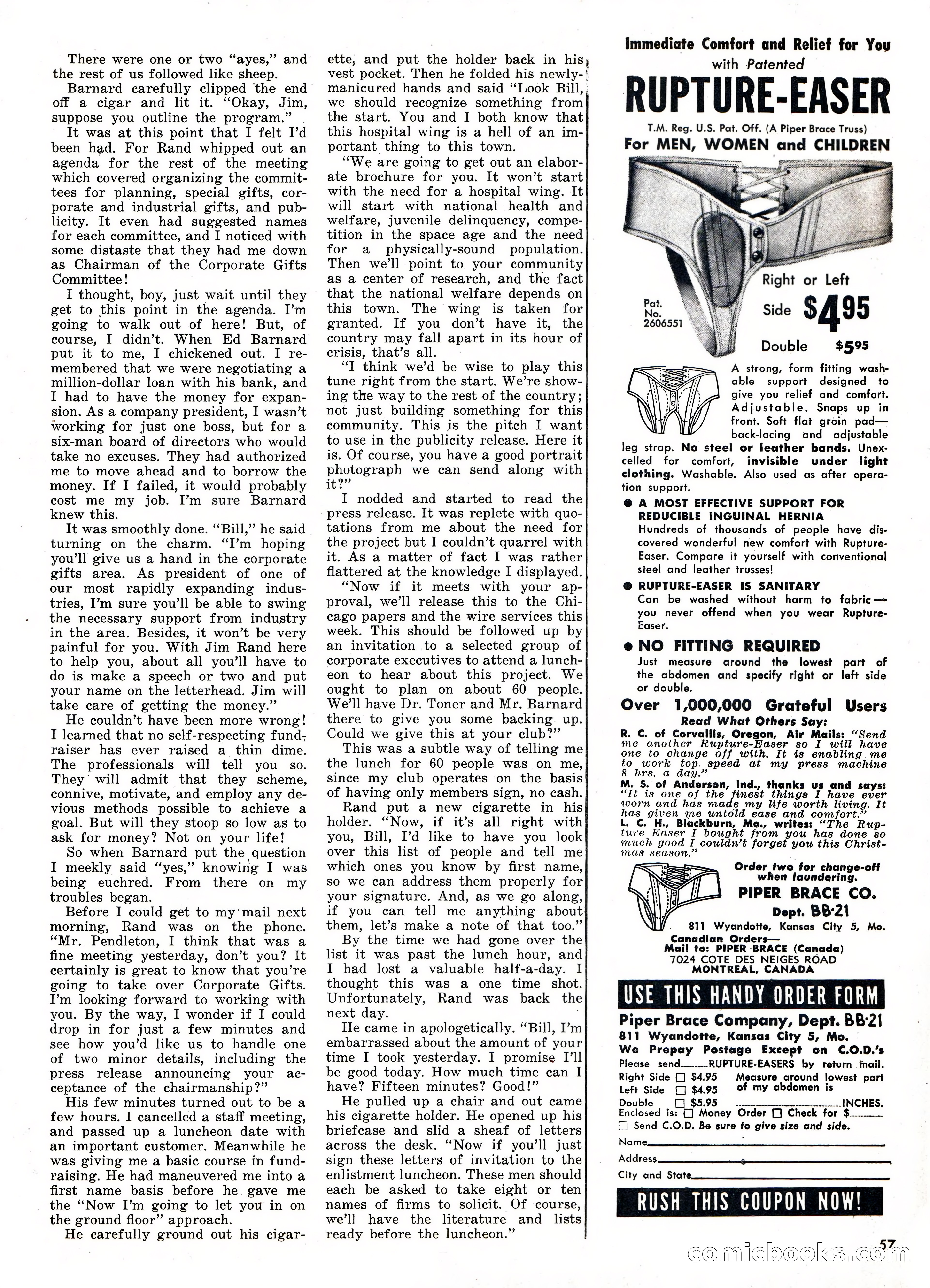 Bluebook for Men, February 1961 — page 57 of 92