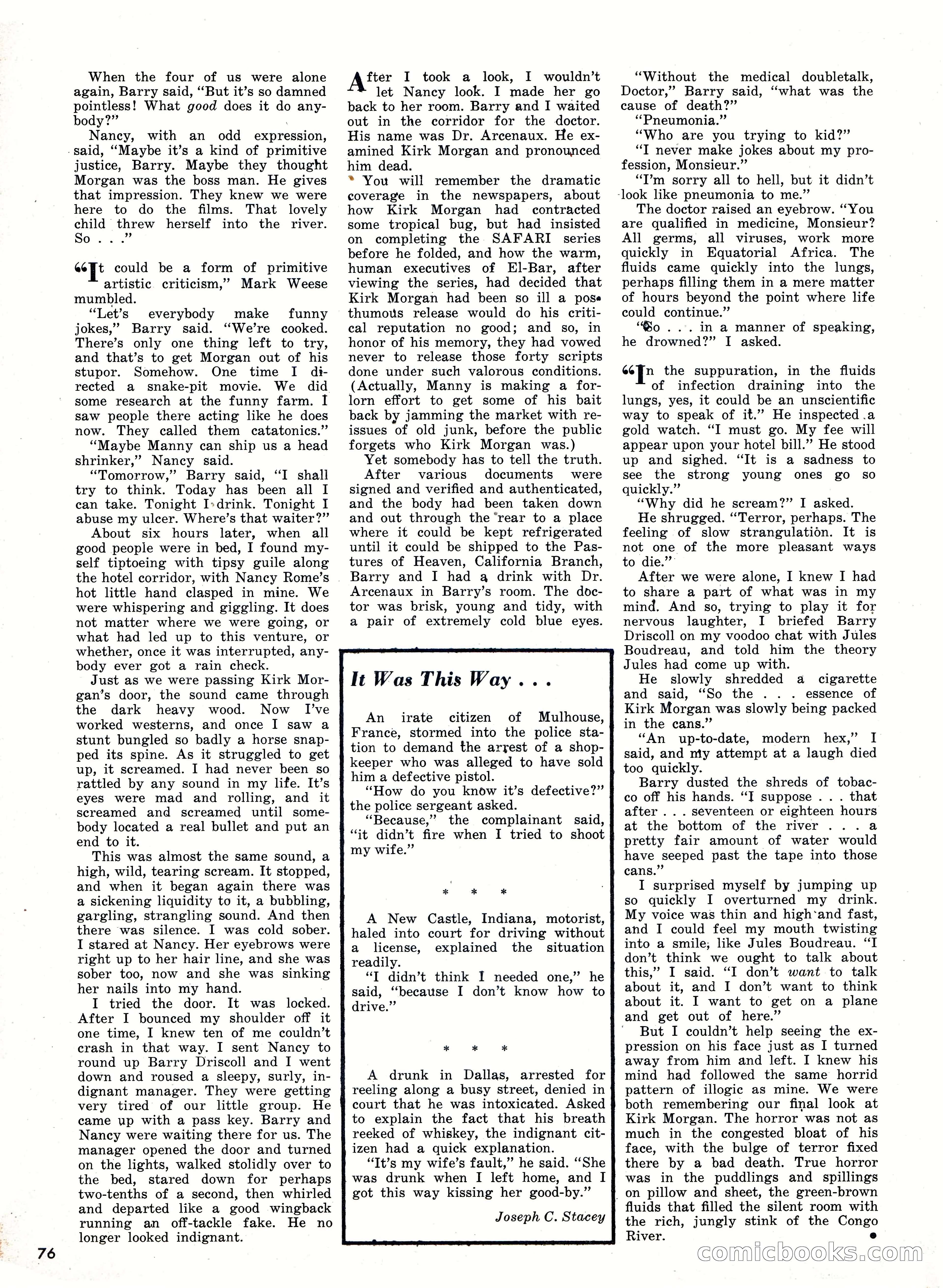 Bluebook for Men, February 1961 — page 76 of 92