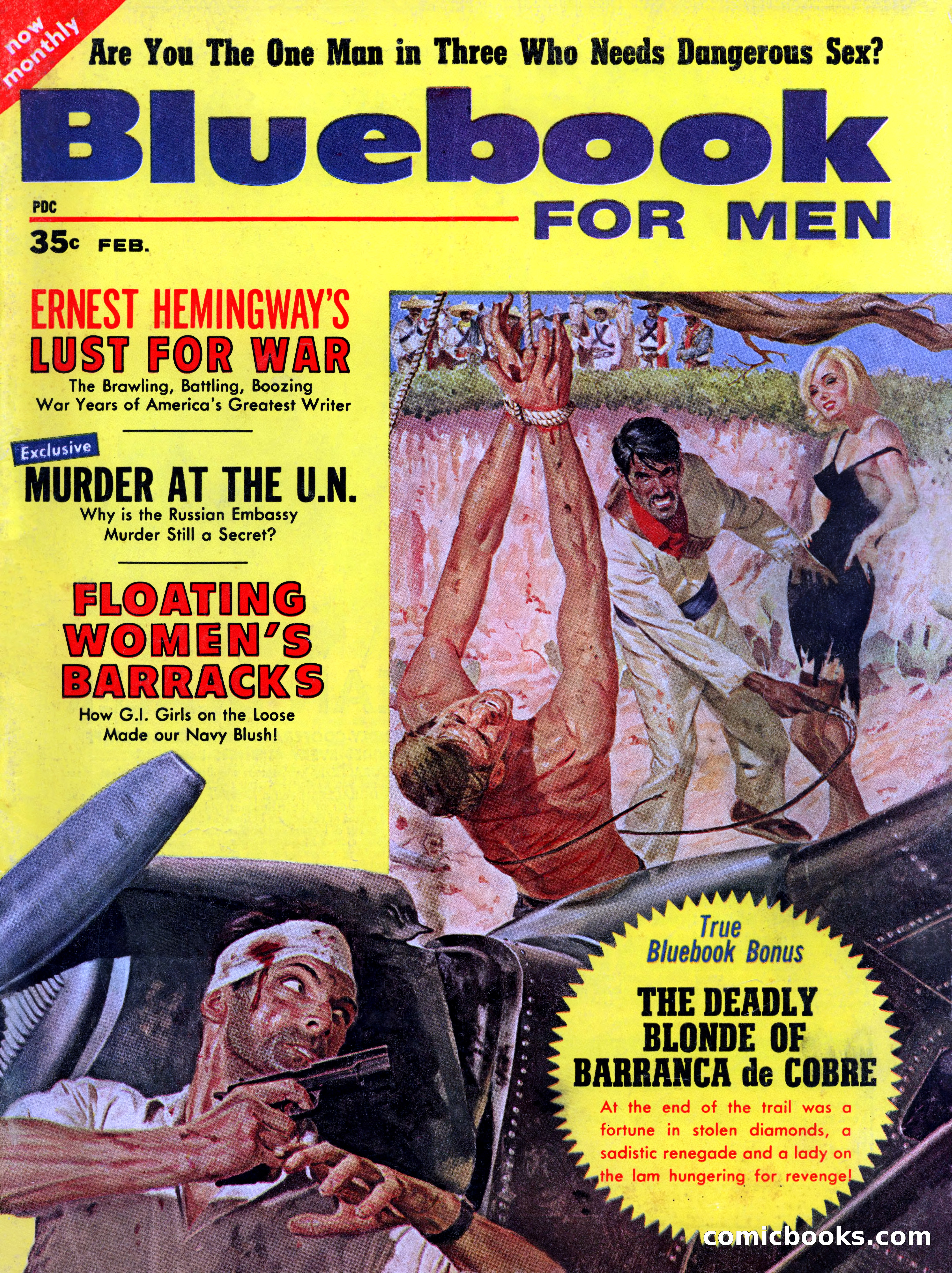 Bluebook for Men, February 1962 — page 1 of 92