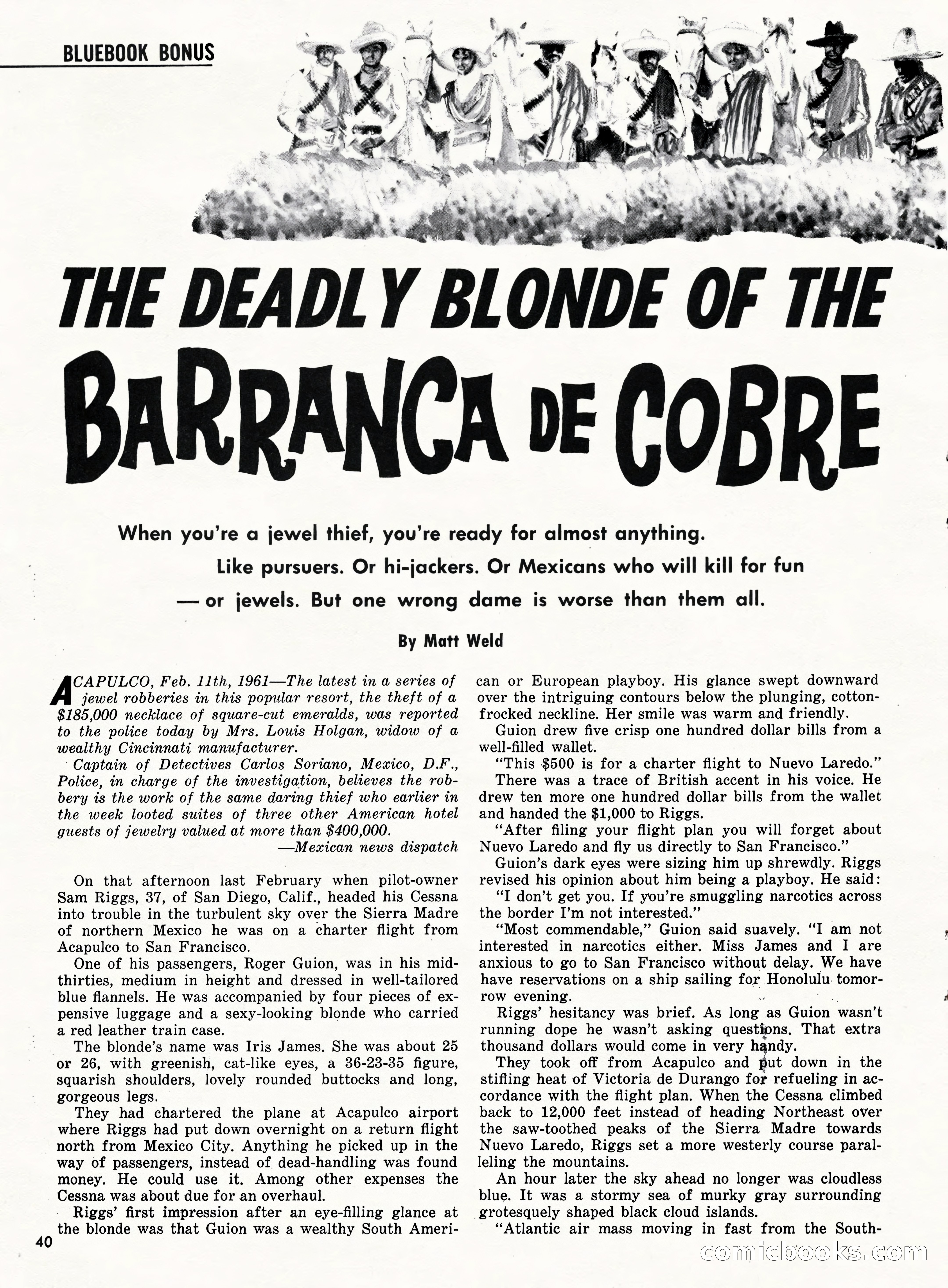 Bluebook for Men, February 1962 — page 40 of 92