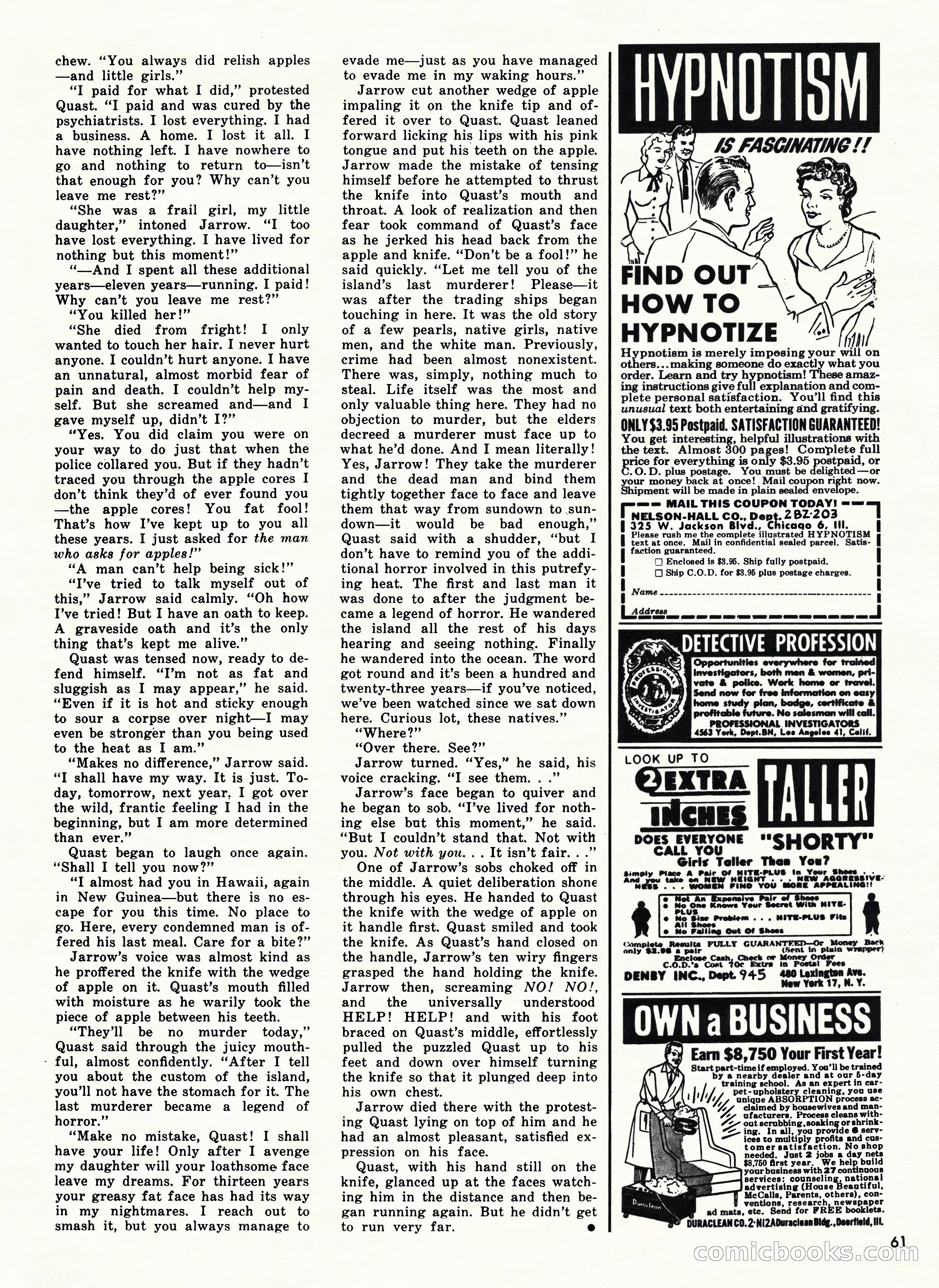 Bluebook for Men, February 1962 — page 61 of 92