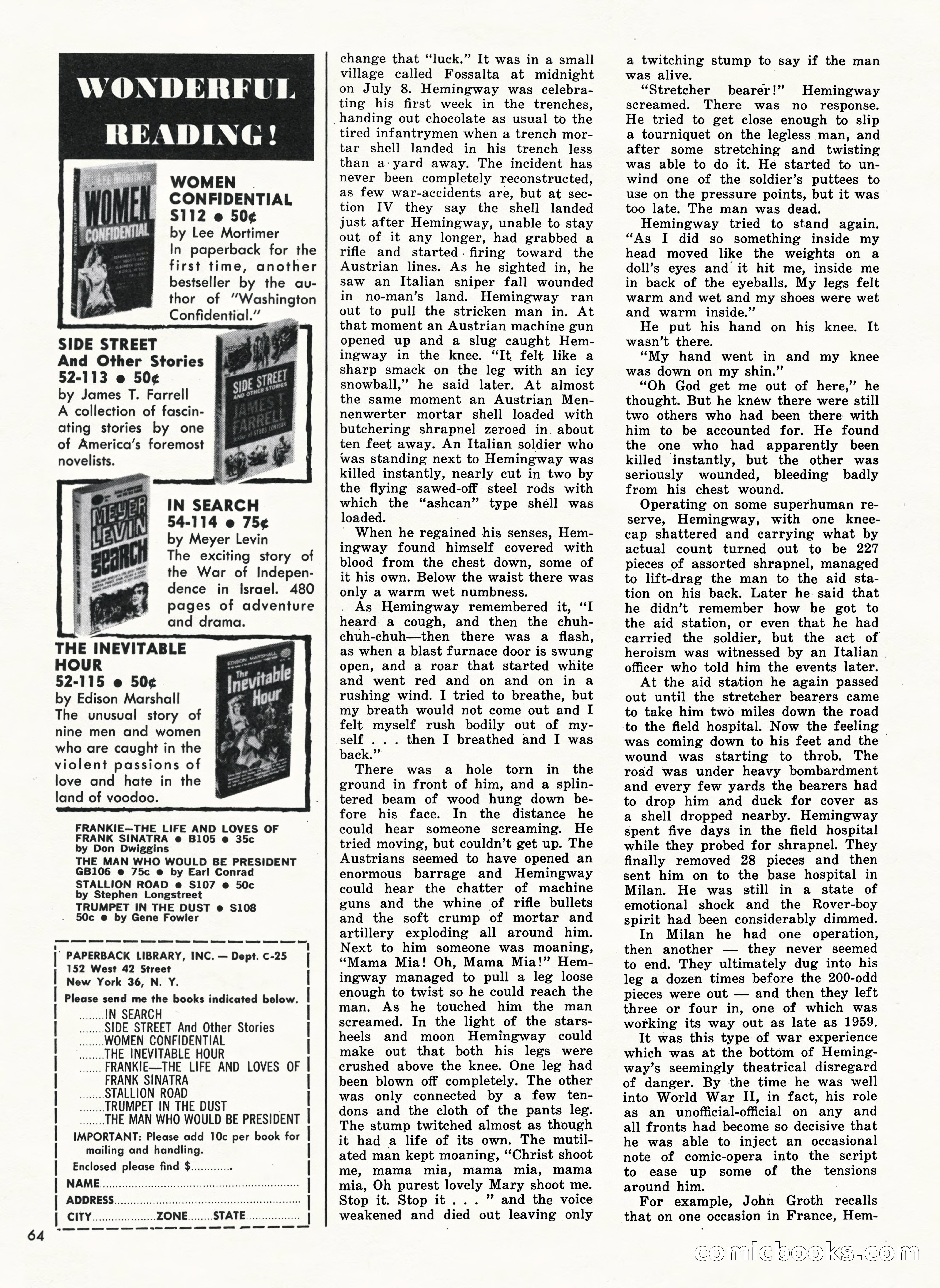 Bluebook for Men, February 1962 — page 64 of 92
