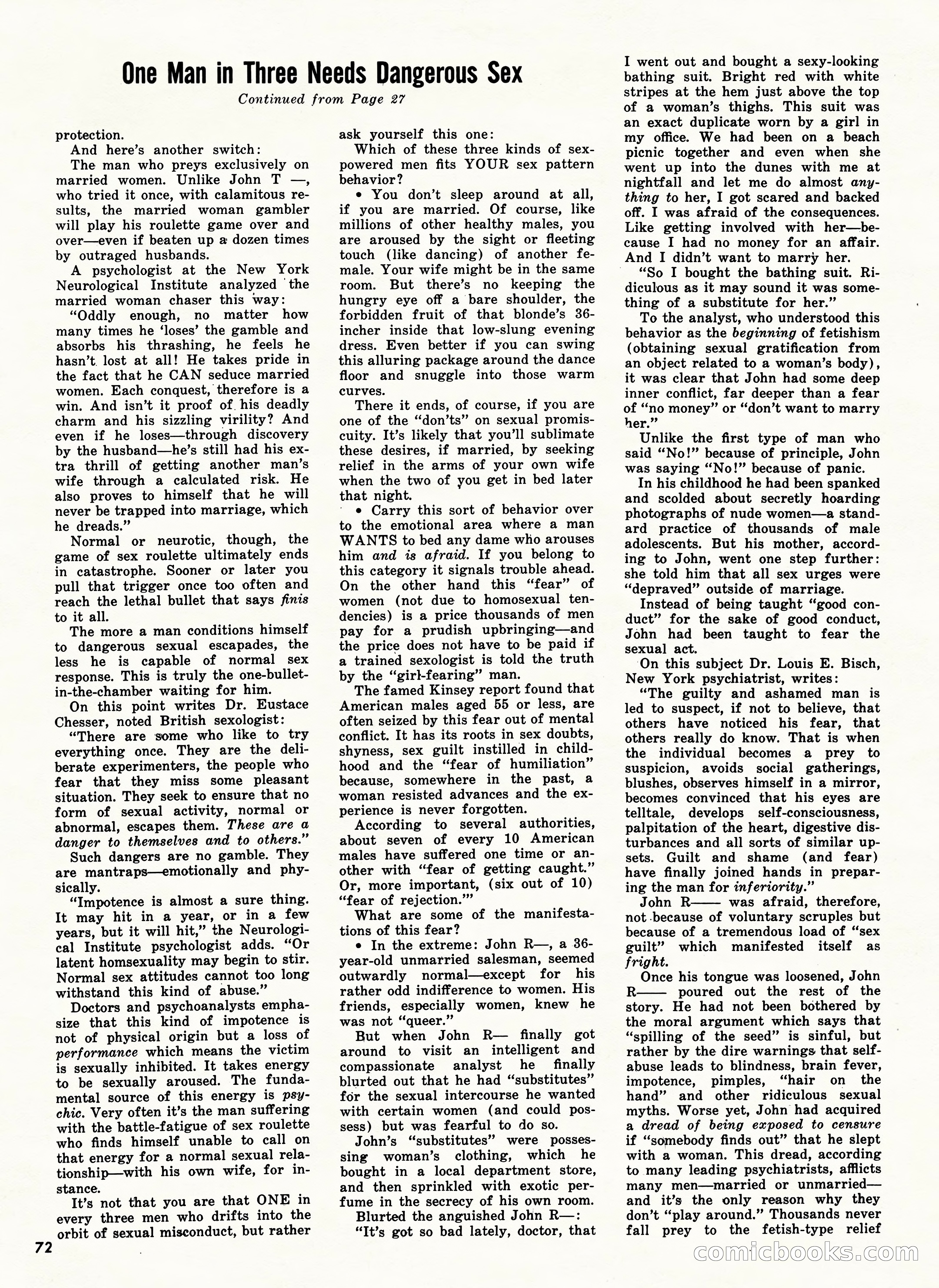 Bluebook for Men, February 1962 — page 72 of 92