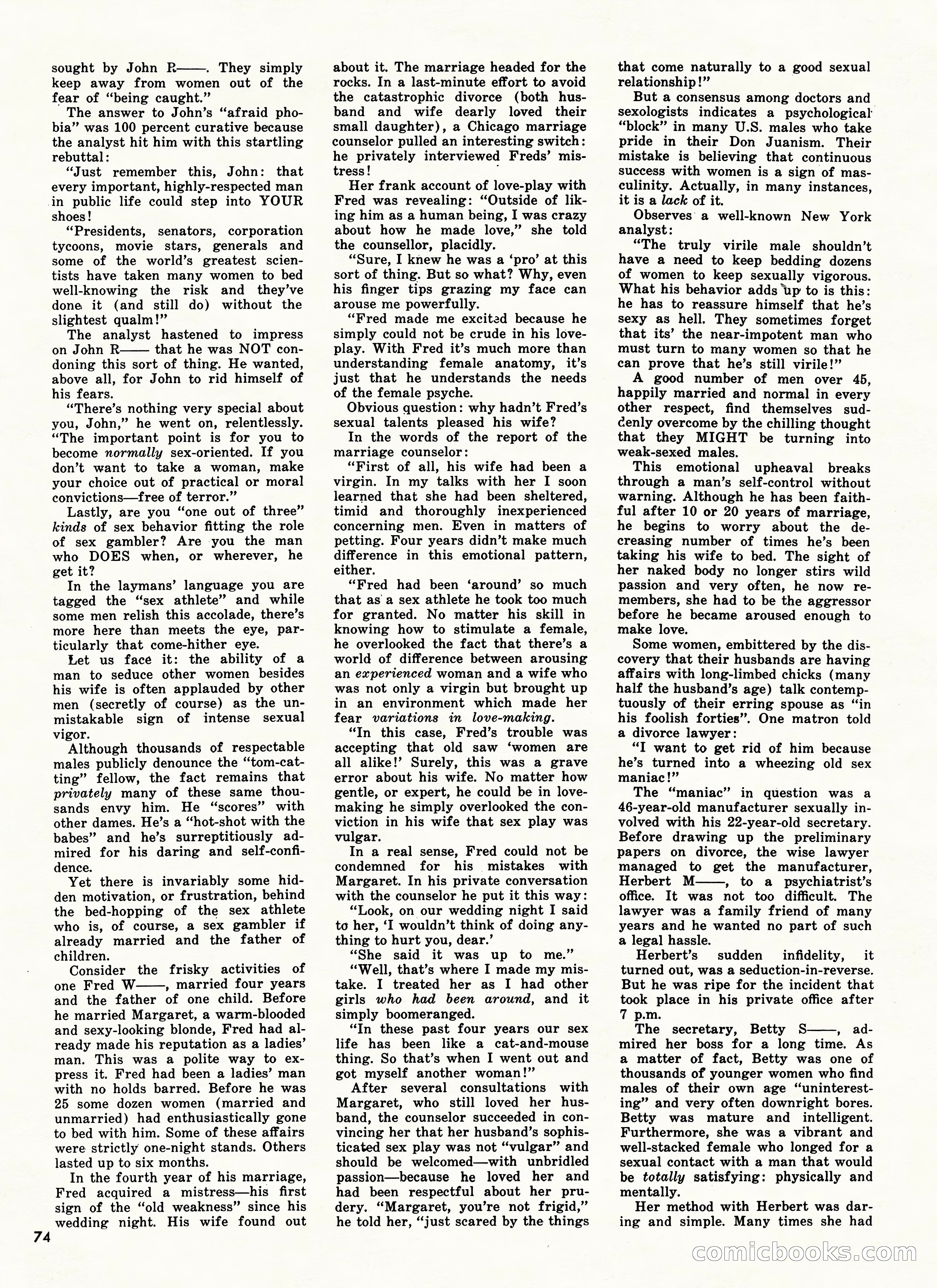 Bluebook for Men, February 1962 — page 74 of 92