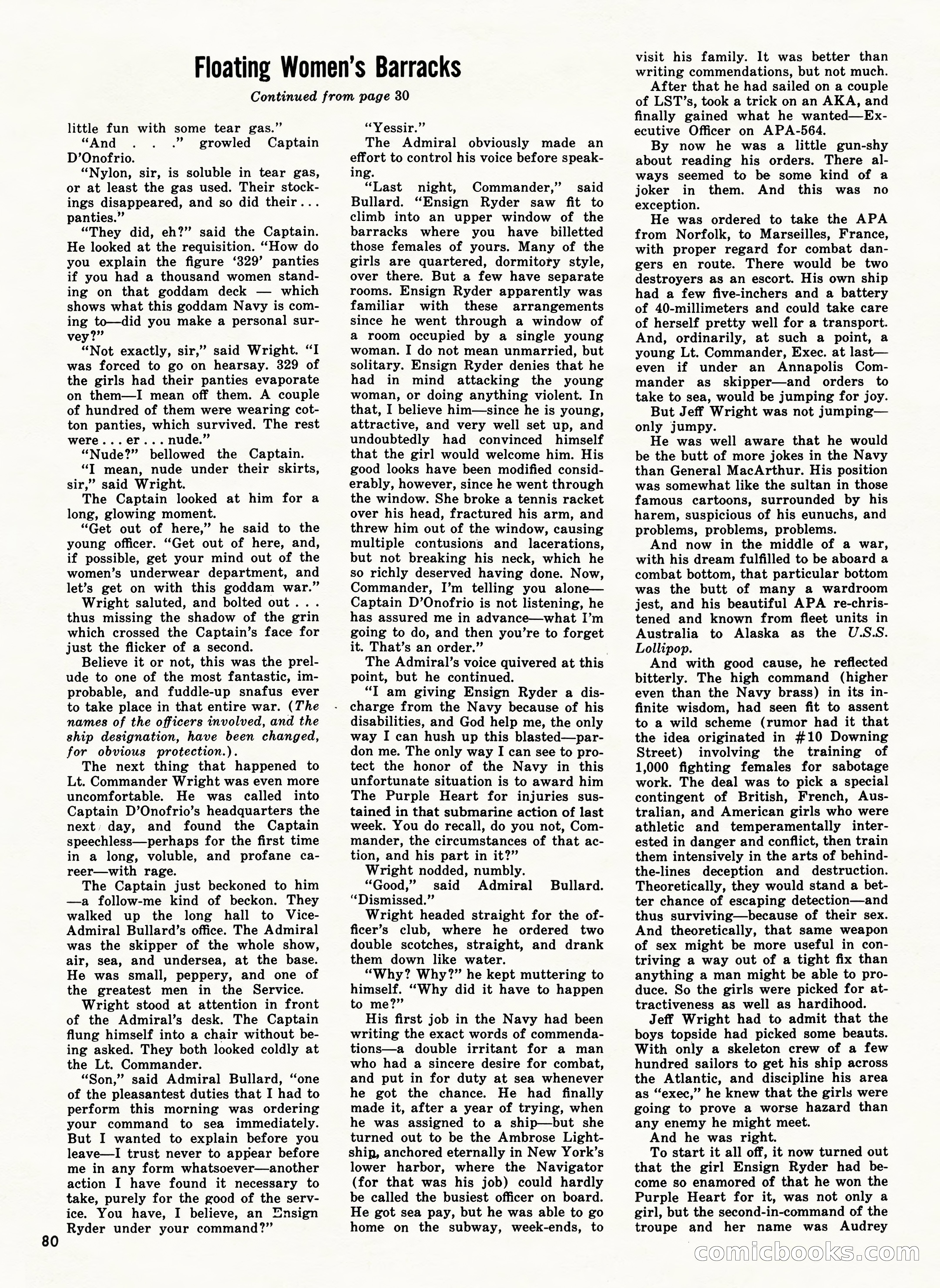 Bluebook for Men, February 1962 — page 80 of 92