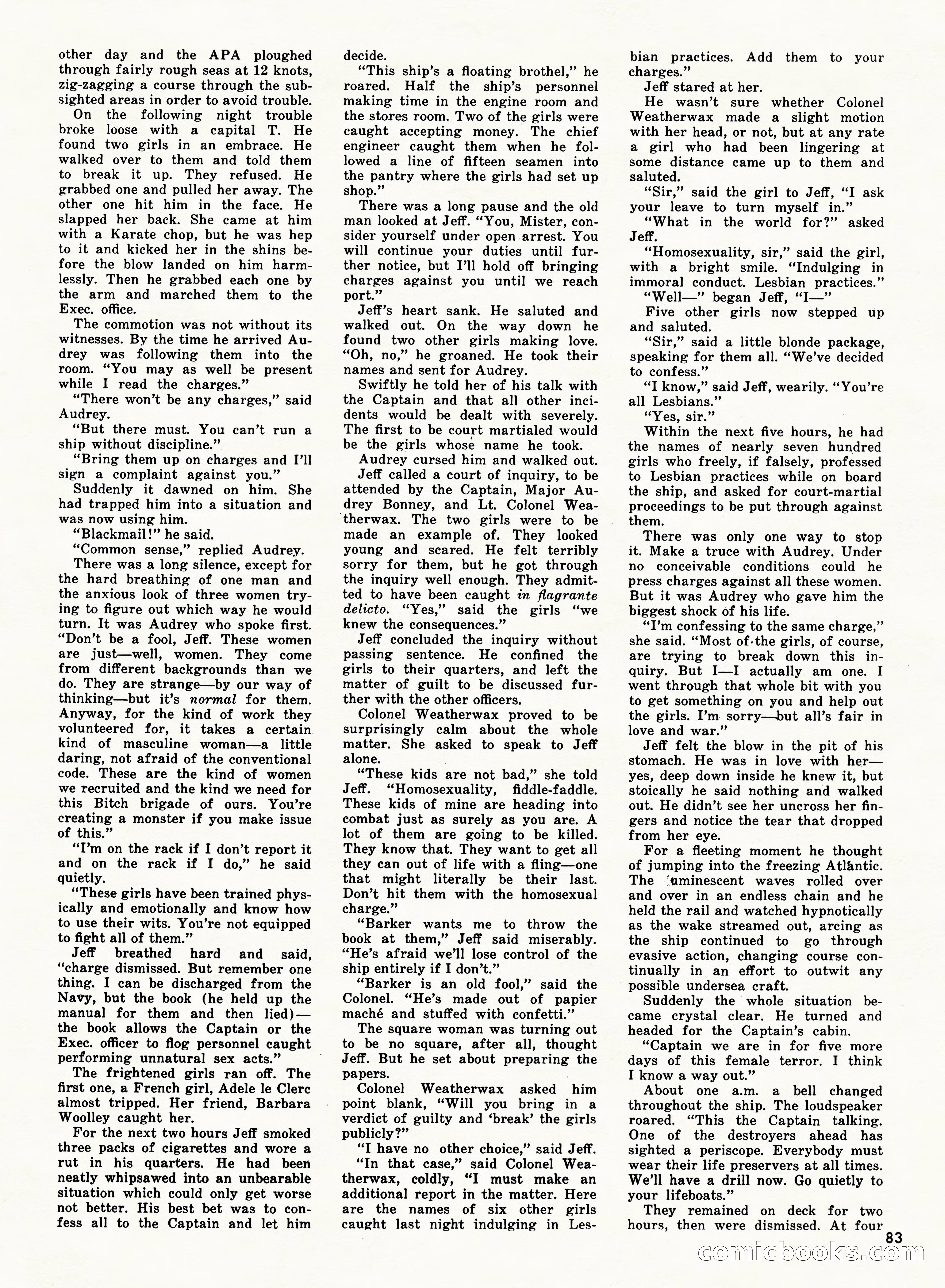 Bluebook for Men, February 1962 — page 83 of 92