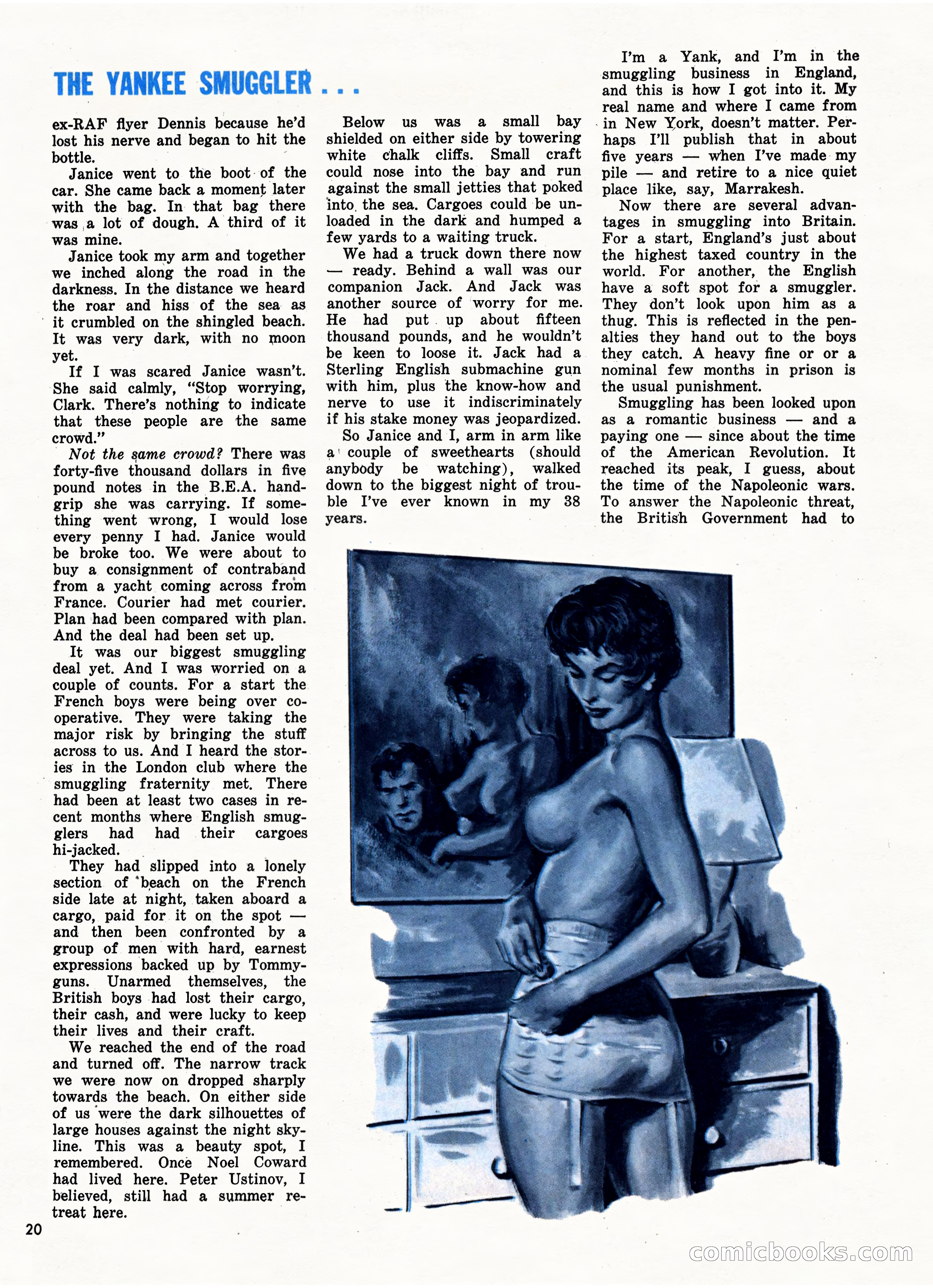 Bluebook for Men, October 1962 — page 20 of 84